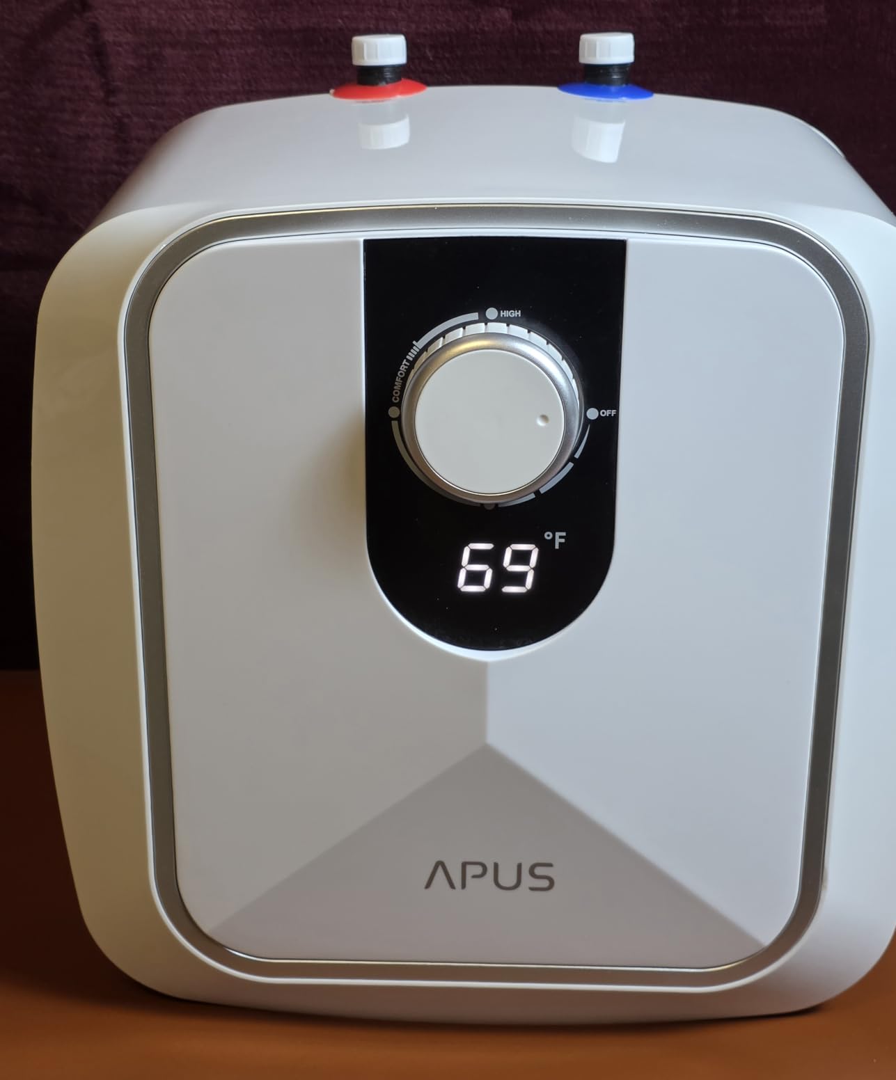 APUS 27kW Electric Tankless Water Heater, 240V, Up to 6.5 GPM, 3s Instant | Whole Home 3-4 Points Supply, LED Display, 86-140°F, Self-Modulating, Compact Design, 99.8% Thermal Efficiency customer photo 1