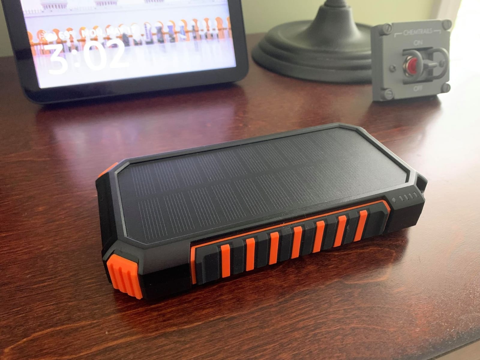 SOARAISE Solar Power Bank 48000mAh Wireless Battery Pack with 4 Cables | Solar Charger with 4 Solar Panels, Built in 4 Cables, PD QC 3.0 Fast Charging, Flashlight for Camping Travel, Rugged Design customer photo 1