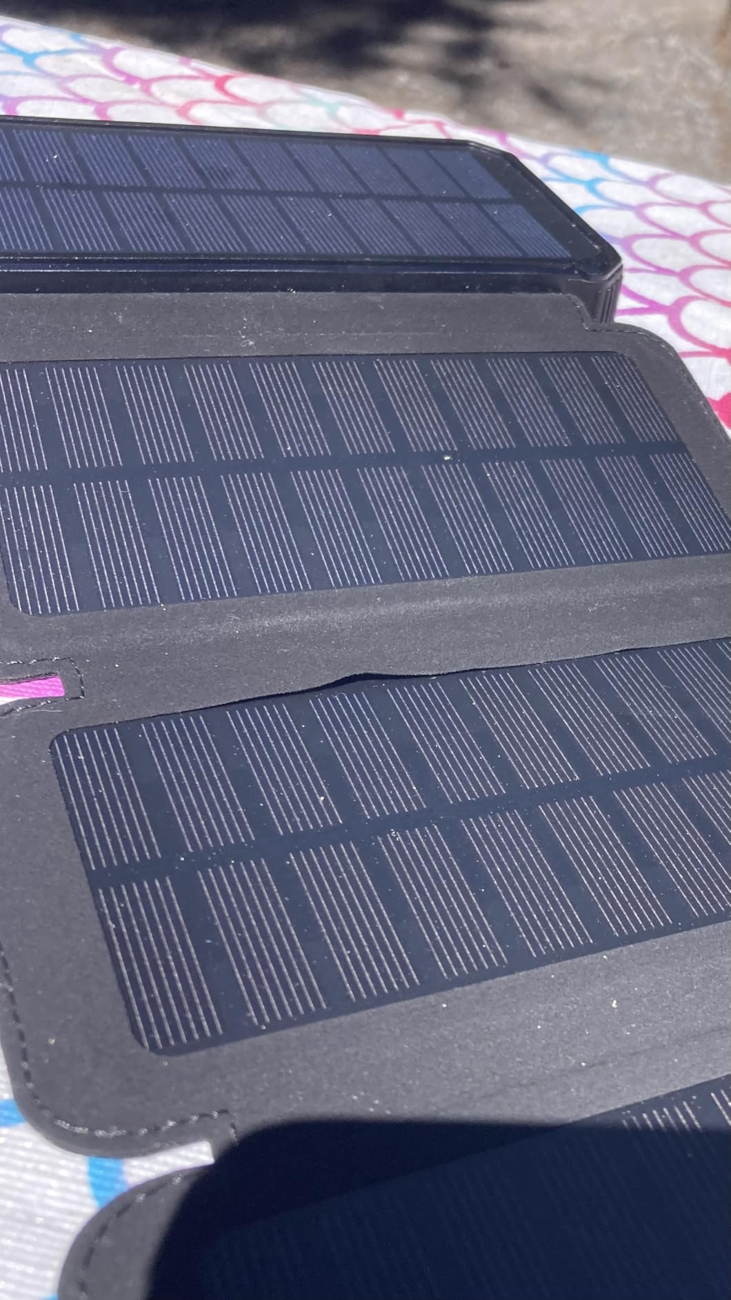 SOARAISE Solar Power Bank 48000mAh Wireless Battery Pack with 4 Cables | Solar Charger with 4 Solar Panels, Built in 4 Cables, PD QC 3.0 Fast Charging, Flashlight for Camping Travel, Rugged Design customer photo 2