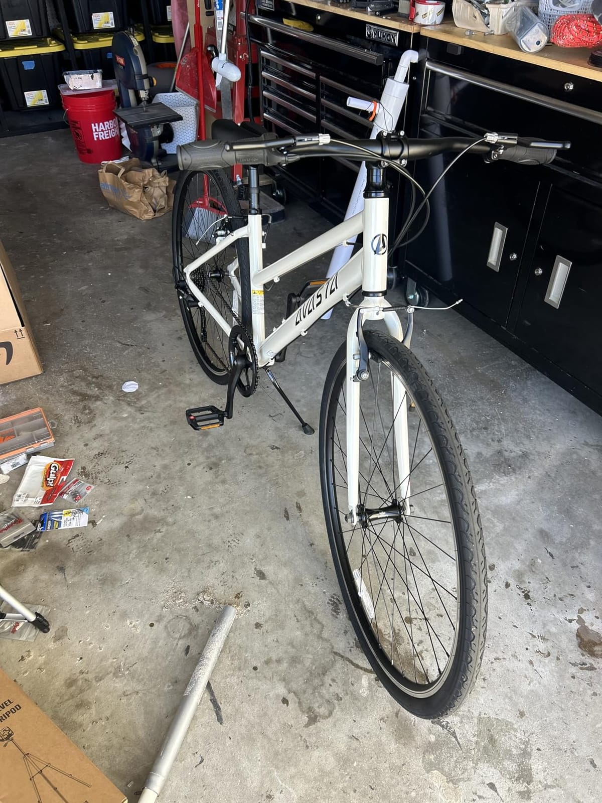 AVASTA Populus 700C Road Bike for Women with Kickstand, 15 17 Inch Lightweight Step Through Aluminum Alloy Frame, 7-Speed Drivetrain, Multiple Colors customer photo 1