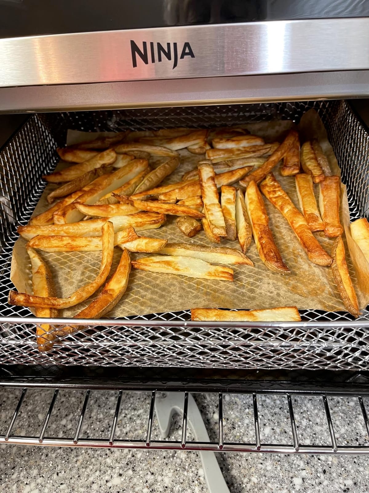 Ninja French Door Premier Air Fry Oven, 10-in-1, 20.3 Qt, Stainless, FO101 | 450F cyclonic air, PFAS-free surface, Air fry, sear crisp, bake, broil, toast, dehydrate customer photo 2