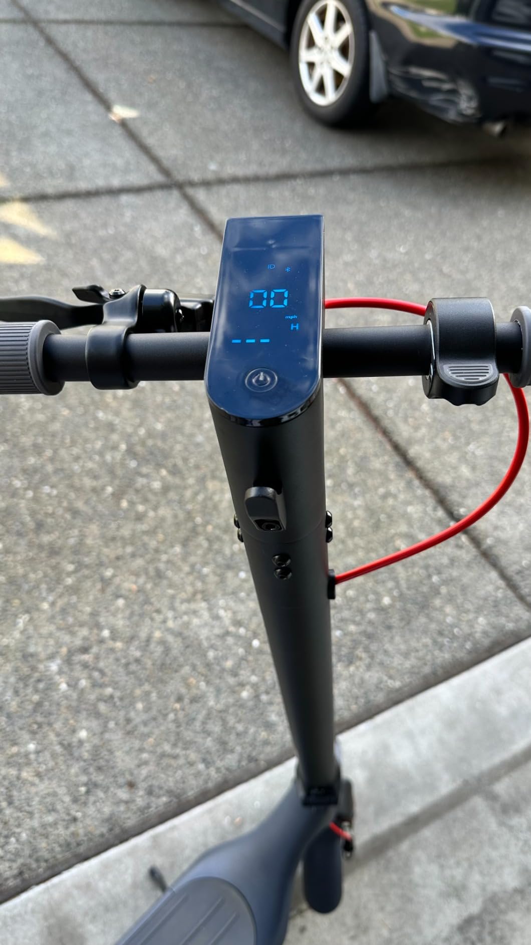 MEGAWHEELS Electric Scooter, Electric Scooter Adults Teens, 10in Pneumatic Tires, 350/500/600W Motor, 19/31 Miles Range, 15.5mph E Scooter with Smart APP Control for Commuting, Outdoor, Short Travel Gift customer photo 1