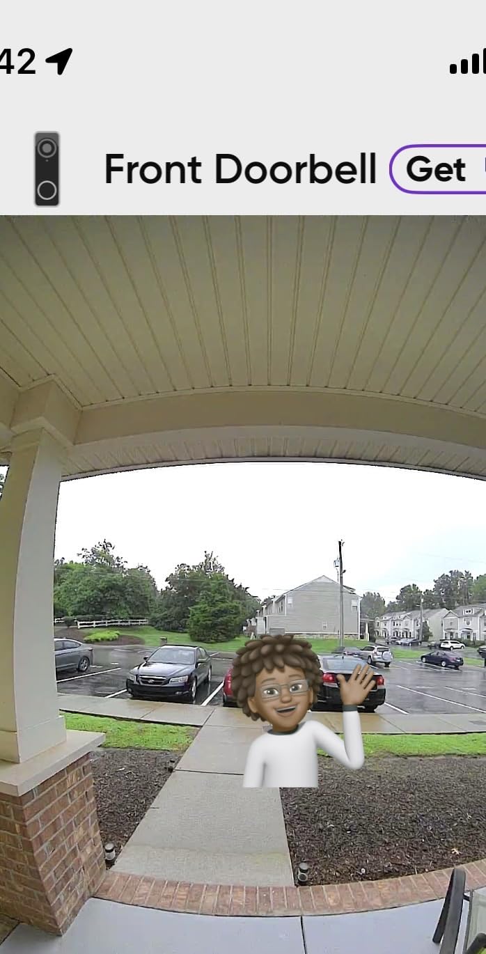 Wyze Battery Video Doorbell Wireless Camera, 1536x1536 HD+ with Color Night Vision, 2-Way Audio, 1:1 Head-to-Toe View, Person/Vehicle/Package Monitor, Wire-Free/Wired Option, 1 Minute Easy Setup customer photo 2