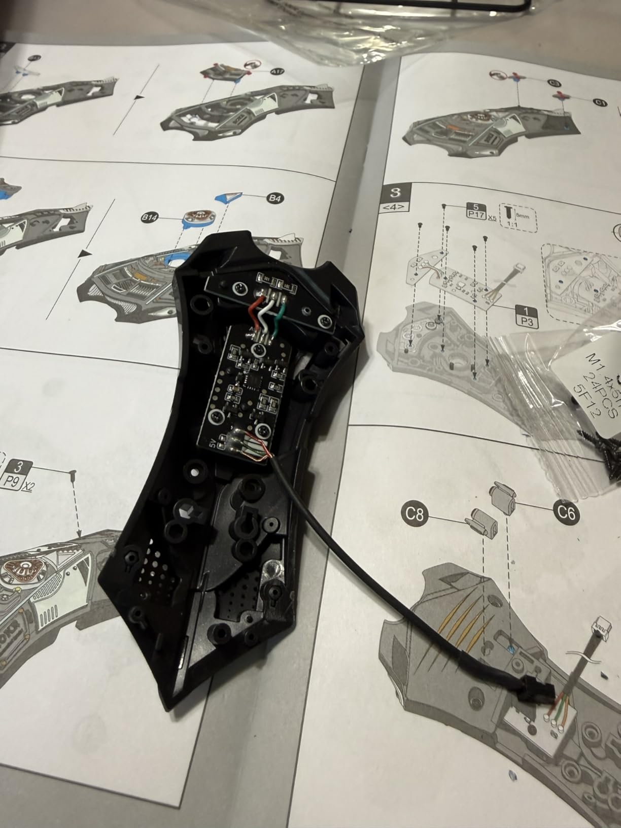 ROKR 3D Metal Puzzles for Adults, Manta Ray Mechanical, 3D Metal Model Kits for Adults to Build, Unique Electric Mechanical Toy customer photo 2
