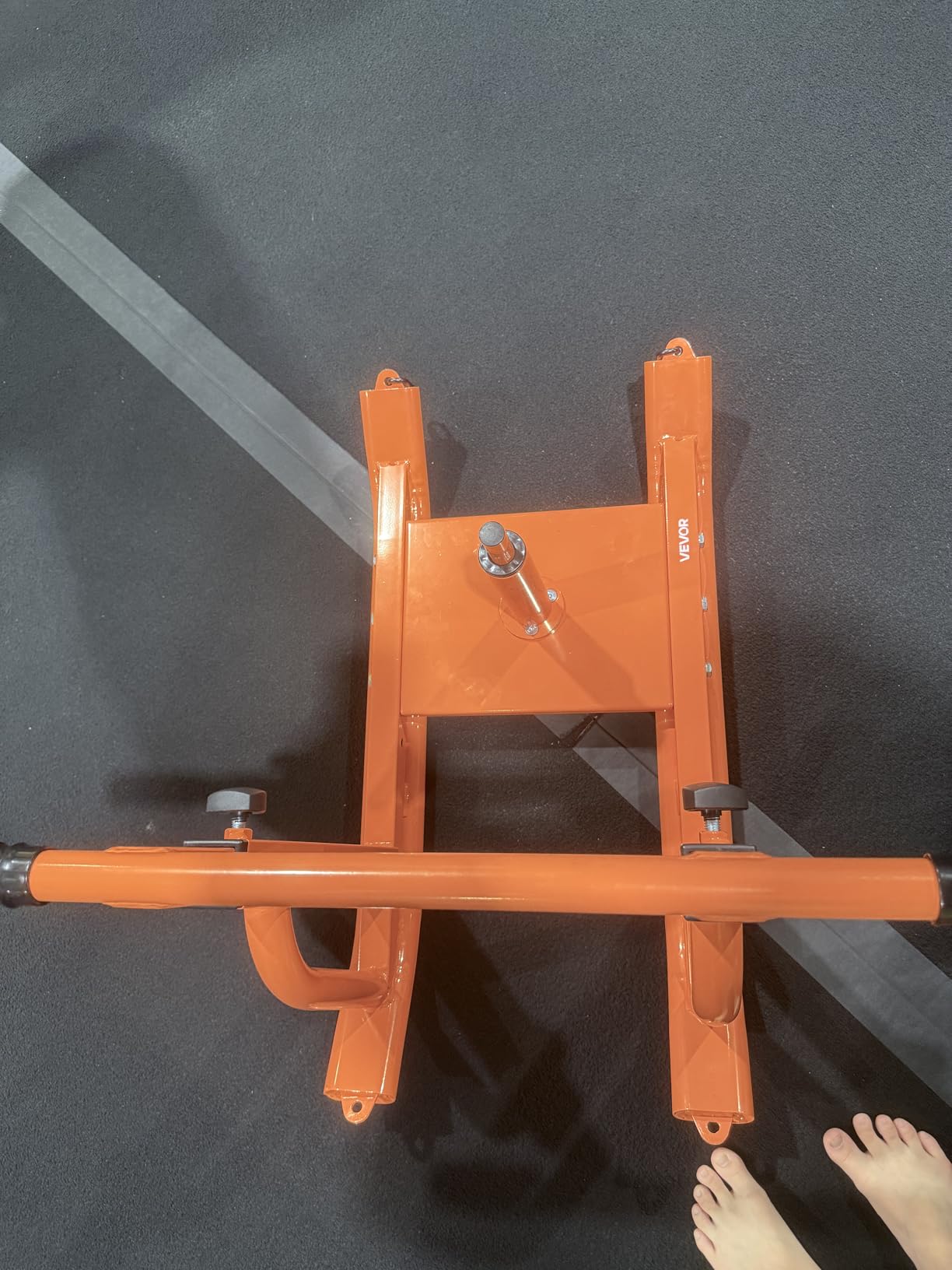 VEVOR Weight Sled, Workout Sled for Push-Pull Running & Strength Training | Compatible 1/2 in Weight Plates, Steel Power Training Sled for Athletic Exercise and Speed Improvement customer photo 2