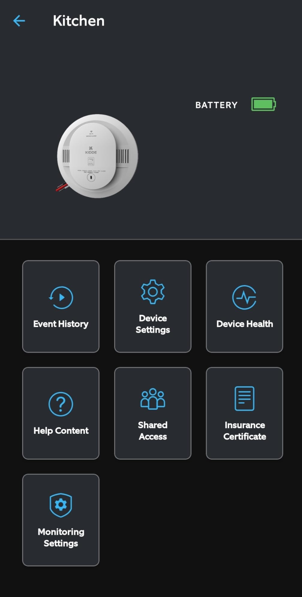 Kidde Smart Smoke Detector with Ring, AA Battery, RGSDR-RW customer photo 1