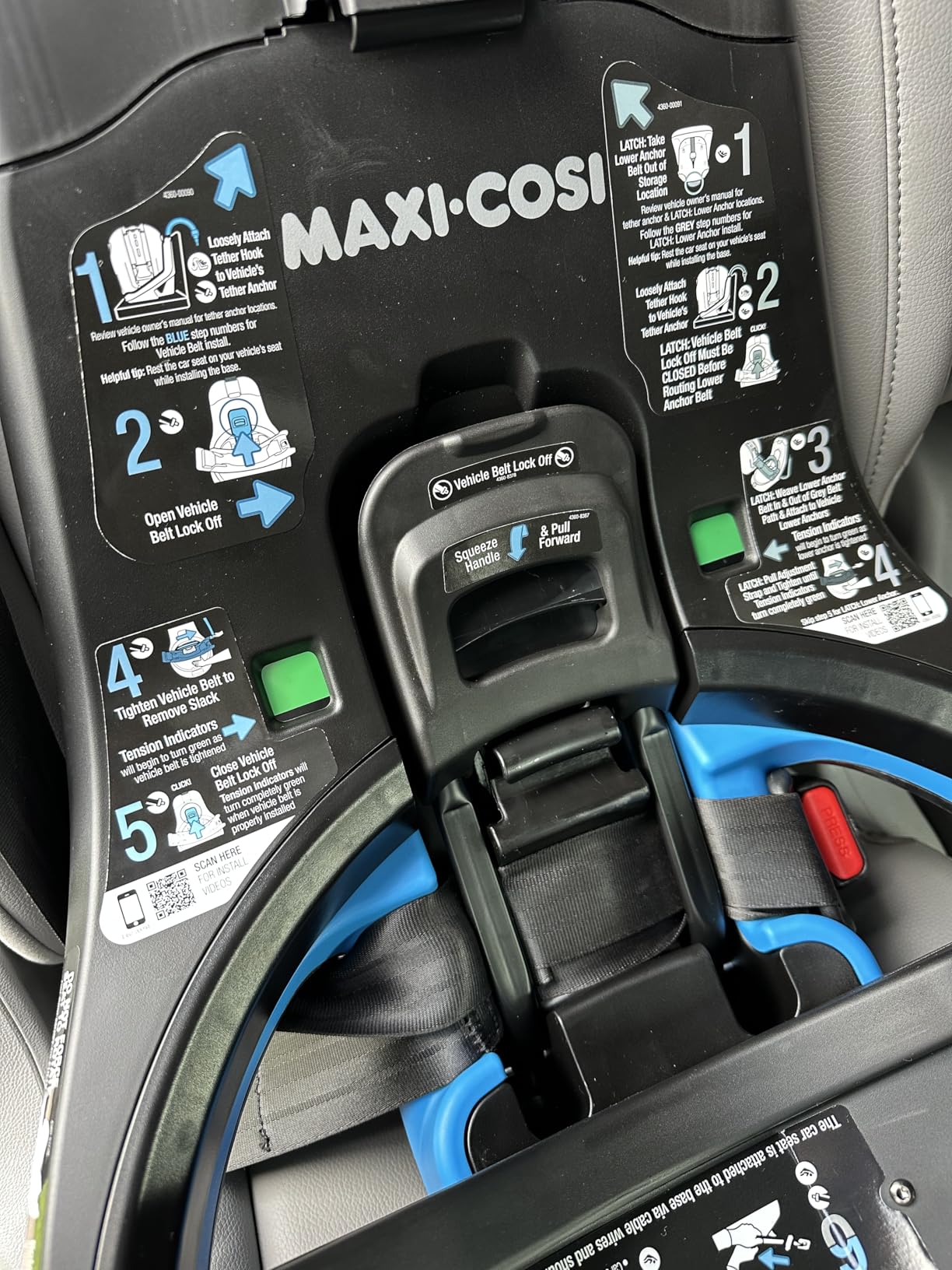 Maxi-Cosi Andi 360 Rotating All-in-One Baby Convertible Car Seat, Rear-Facing, Forward Facing Car Seat, Infant Toddler Booster, Easy Rotation, Tension System, Harness Adjust, Truffle customer photo 2