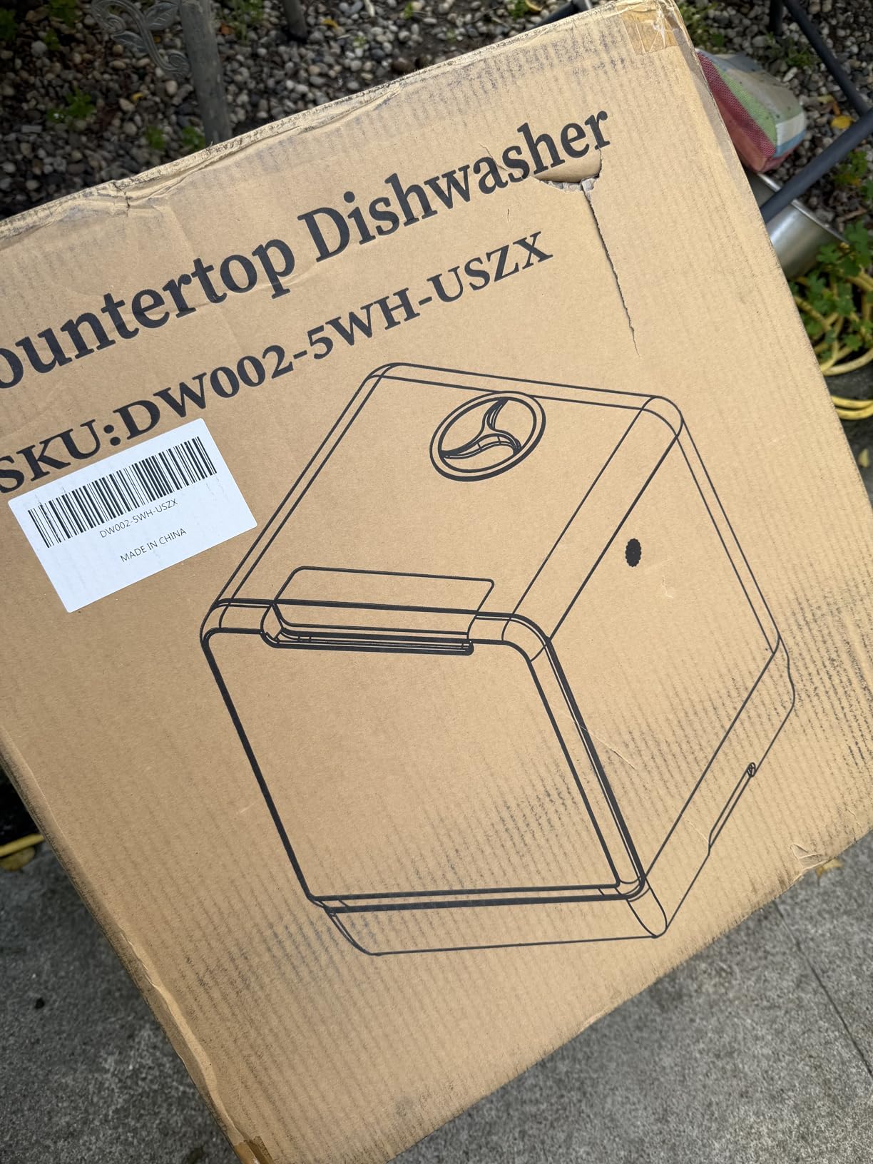EUHOMY Countertop Dishwasher Portable, 8 Programs with 5L Tank, Black, 40dB | 360° Dual Spray Arms, 29-min Quick Wash customer photo 2