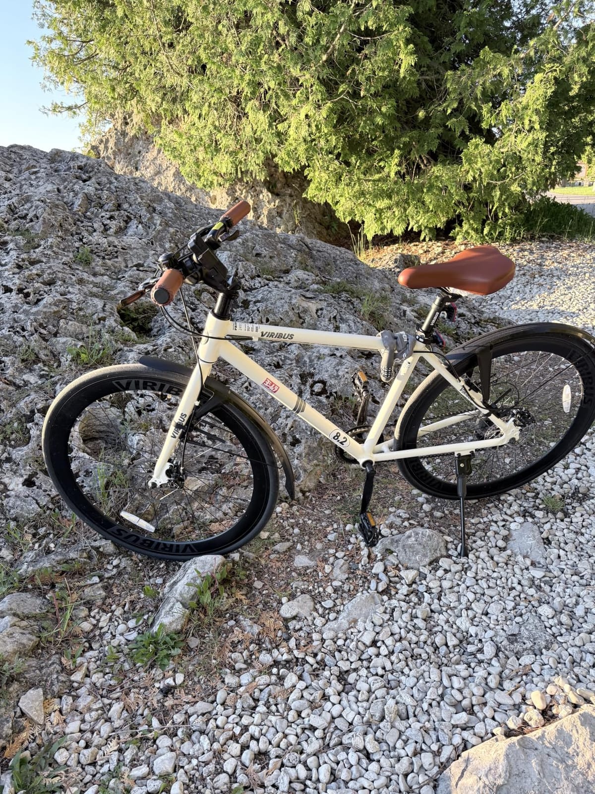 VIRIBUS Hybrid Bikes, 28 inch Mens Hybrid Bicycle customer photo 1