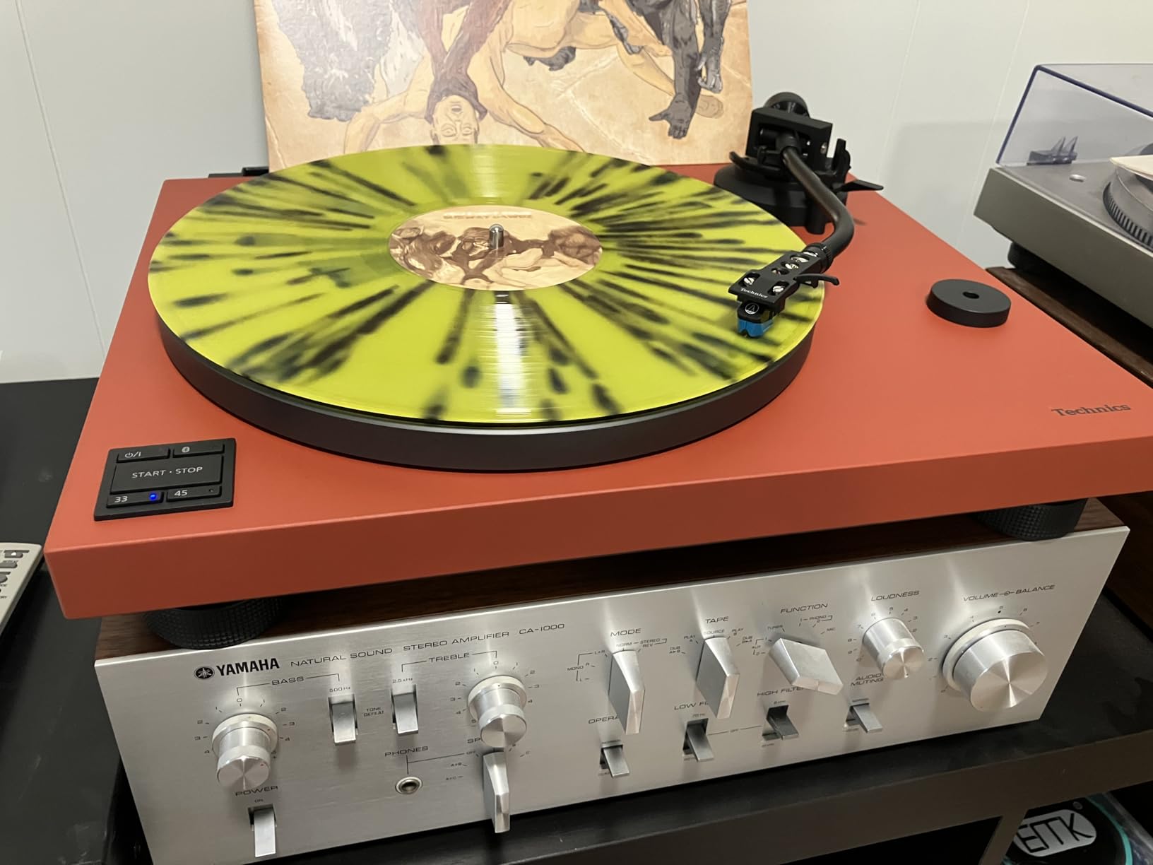 Technics Turntable, Premium Class HiFi Record Player with Coreless Direct Drive Motor and Bluetooth, Stable Playback, Audiophile-Grade Cartridge and Precision Tonearm, Dustcover Included - SL-40CBT-K customer photo 1