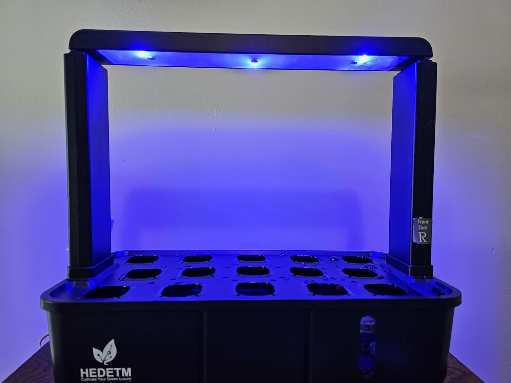 15 Pods Hydroponics Growing System Indoor Garden with LED Grow Light | Countertop plant germination kit, hydrophonic planter for herb, vegetable, harvest lettuce indoor growing customer photo 2