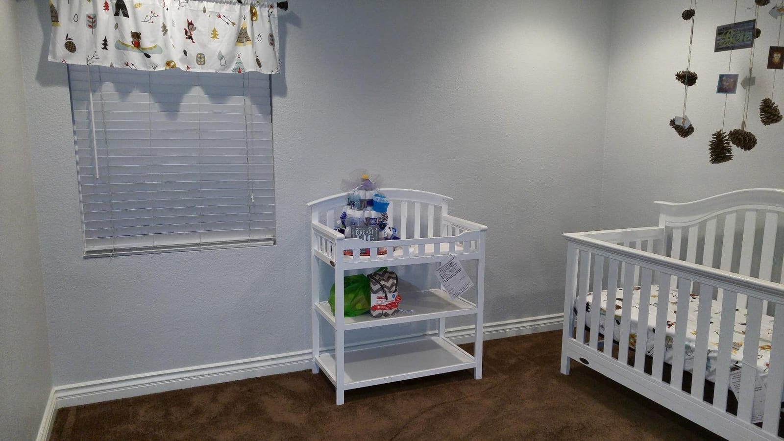 Graco Changing Table with Water-Resistant Changing Pad, Driftwood | GREENGUARD Gold Certified Nursery Changing Table, Includes Water-Resistant Changing Pad, 2 Shelves for Storage and Organizing customer photo 1