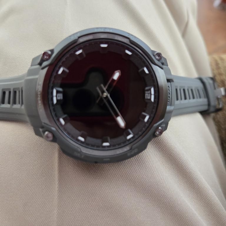 Garmin Instinct Crossover AMOLED, 46mm, Charcoal | Bright AMOLED Display, Rugged GPS Smartwatch, Built-In Dimmable Flashlight, Detailed Health & Wellness Features customer photo 2