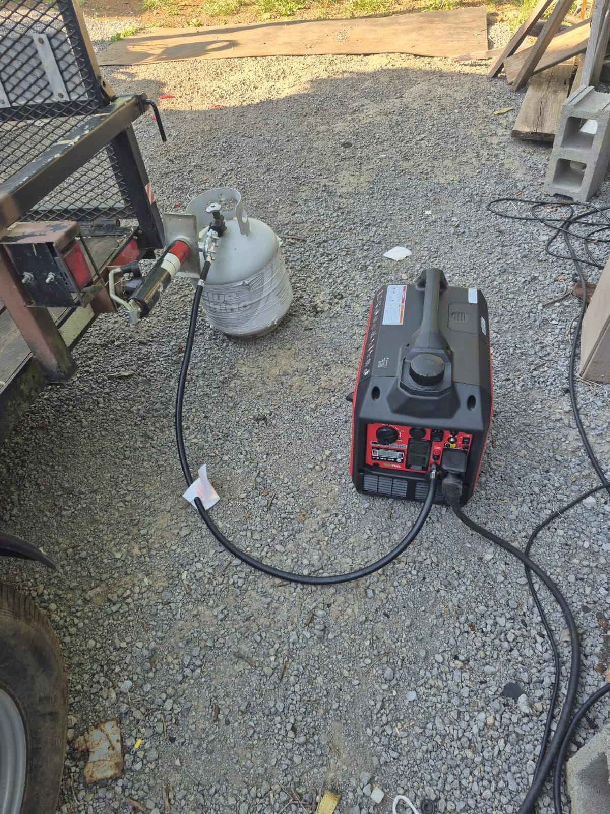 PowerSmart 3800 Watt Dual Fuel Inverter Generator for Camping or Home Use | CO Protect, Long Runtime customer photo 1