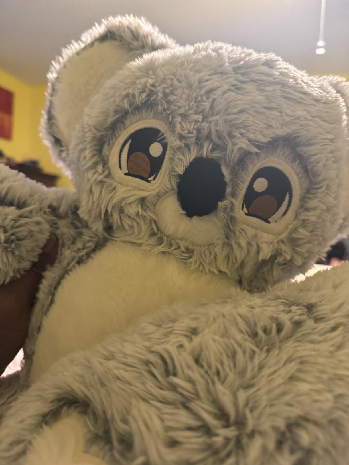 Huggle Healers Kigi Weighted Sloth Stuffed Animal 4.5lb - 36in Long Arms | Soft & huggable, Clay bead filled, Cozy Bedtime Companion, Plush fur, Gift for Teens & Adults customer photo 1