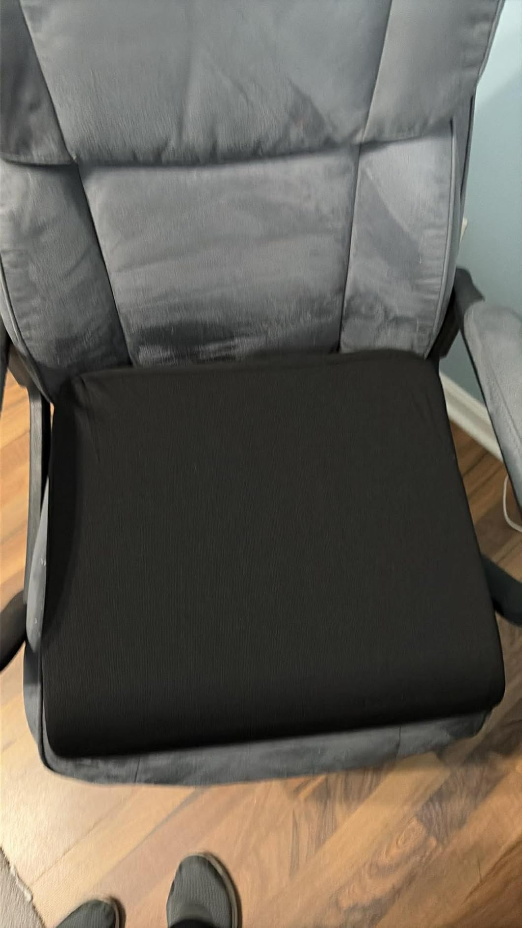 Wheelchair Seat Cushion Cooling Gel Memory Foam Chair Cushion | Pressure Relief, Slope-Edge Design, Coccyx Support for Tailbone Pain, Non-Slip, for Wheelchairs, Office Chairs & Car Seats customer photo 2