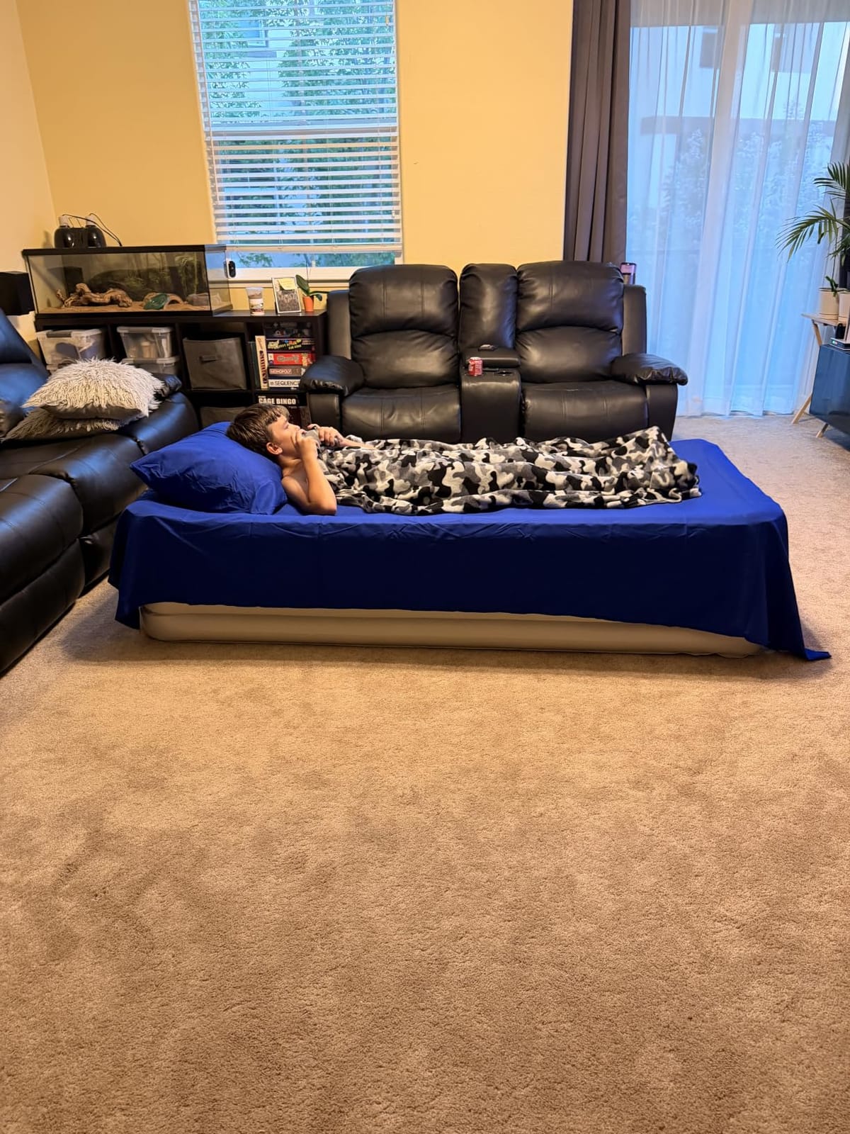 Sebor Queen Air Mattress with Built-in Pump, 18