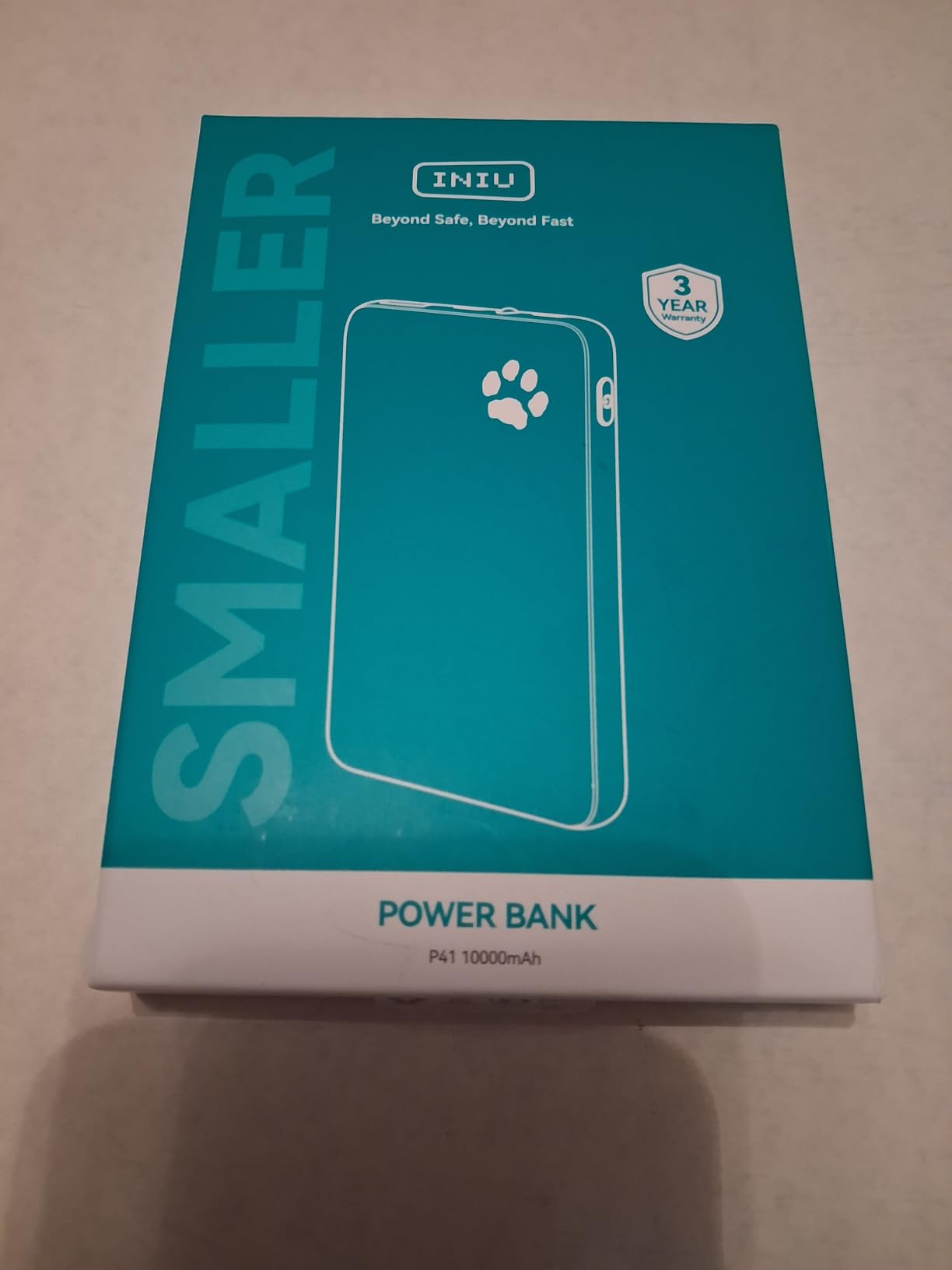 INIU 10000mAh 45W Fast Charging Portable Charger, Smaller Travel Power Bank | Flight-Safe, Detachable USB C Cable, Travel Essential, External Battery Phone Pack for iPhone 17 Samsung S26 iPad etc, Beige customer photo 2
