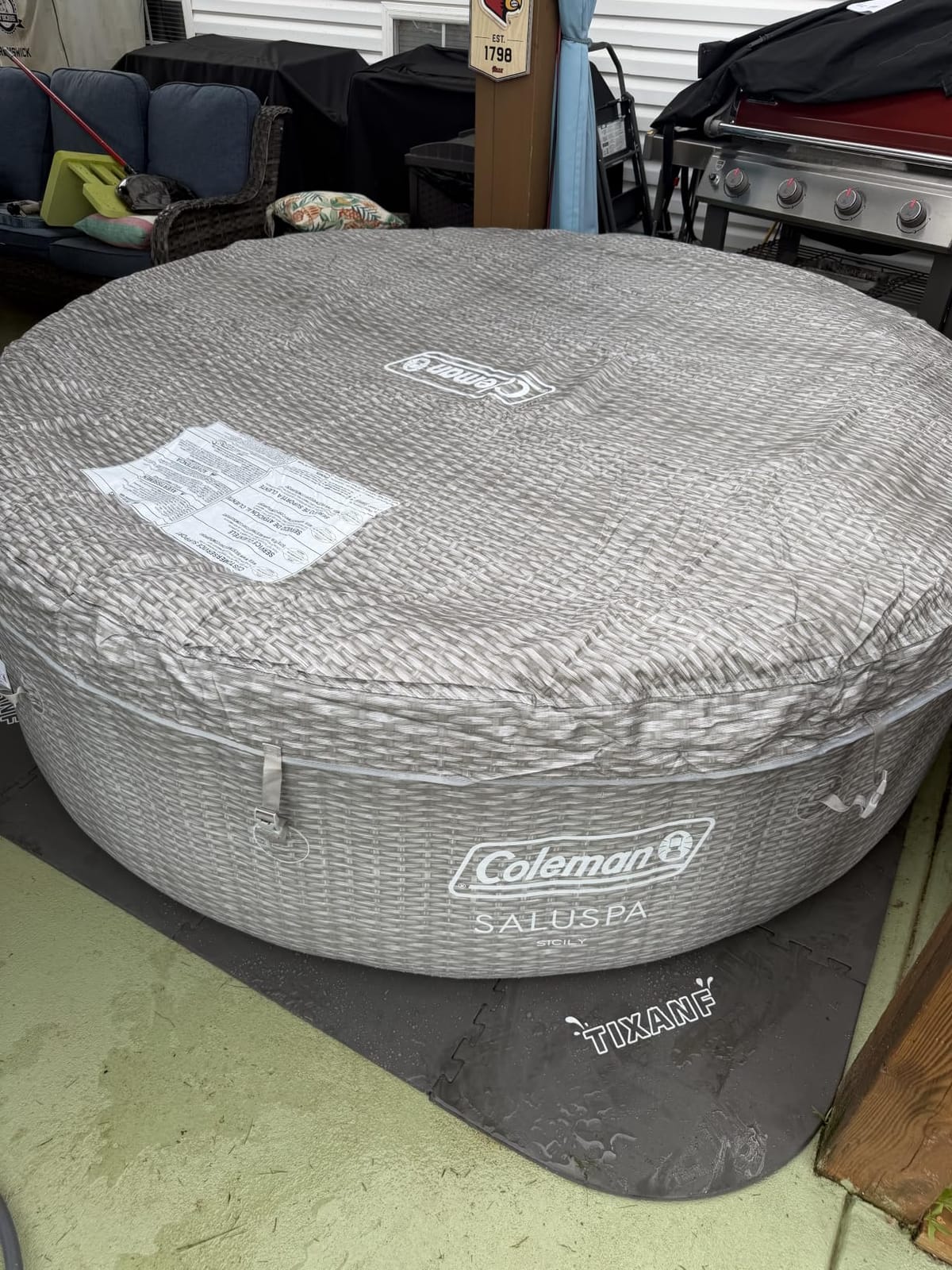 Coleman SaluSpa Sicily Energy-Efficient 5-7 Person Inflatable Hot Tub customer photo 1