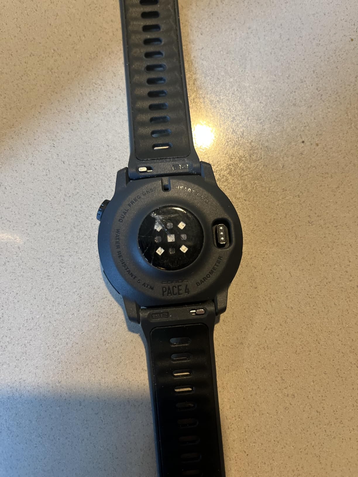 COROS PACE 4 Ultralight Sport GPS Watch for Run- Black Silicone, Standard | 1.2