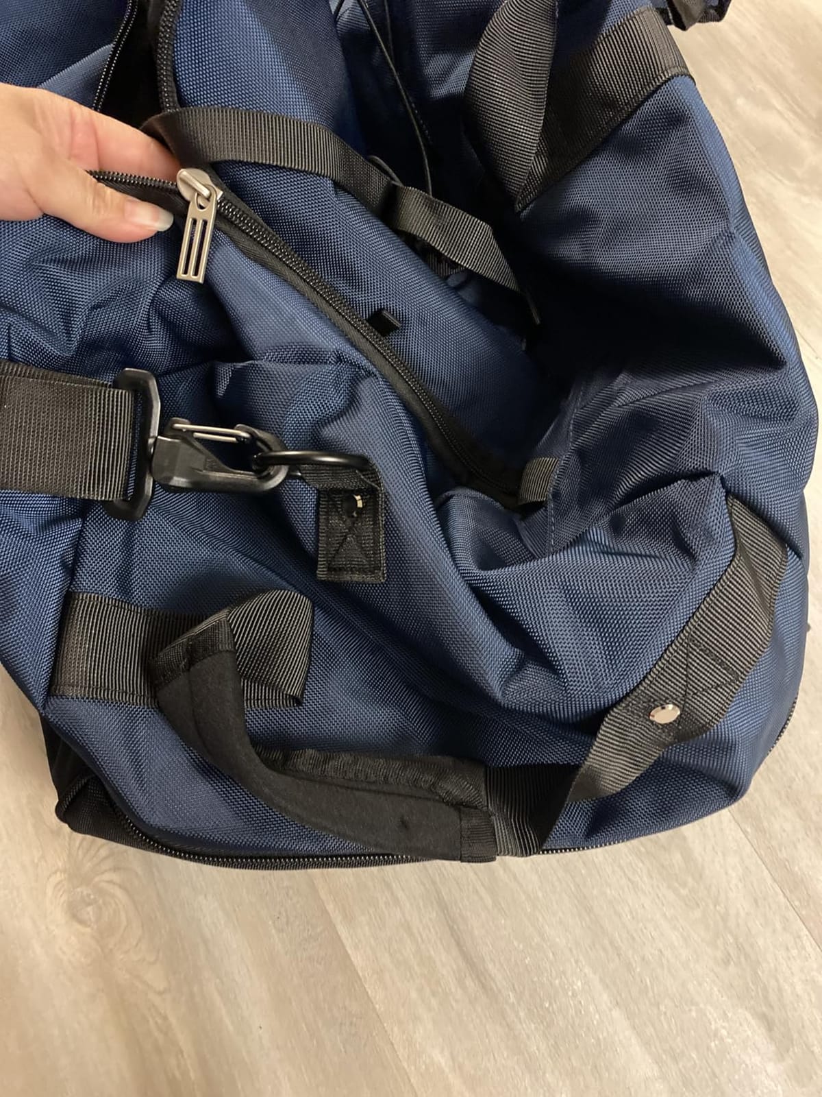 Rolling Duffle Bag with Wheels, 110L/140L Expandable Soft-Sided Foldable Duffle Bag with 2 Rubber Wheels, Packable 32