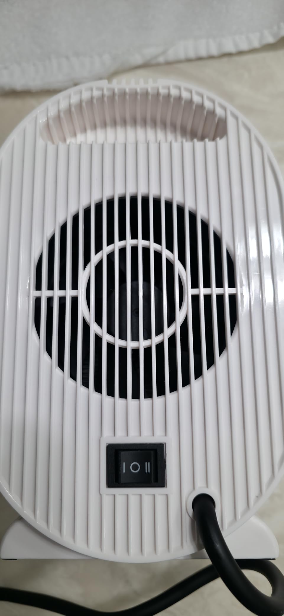 QQT 1200W Ceramic Space Heater, White | Portable, Quiet, Fast Heating, Tip-Over, 2 Heat Modes, Flame-Retardant ABS, Overheat Auto-Shutoff, Hidden Handle, Lightweight customer photo 2