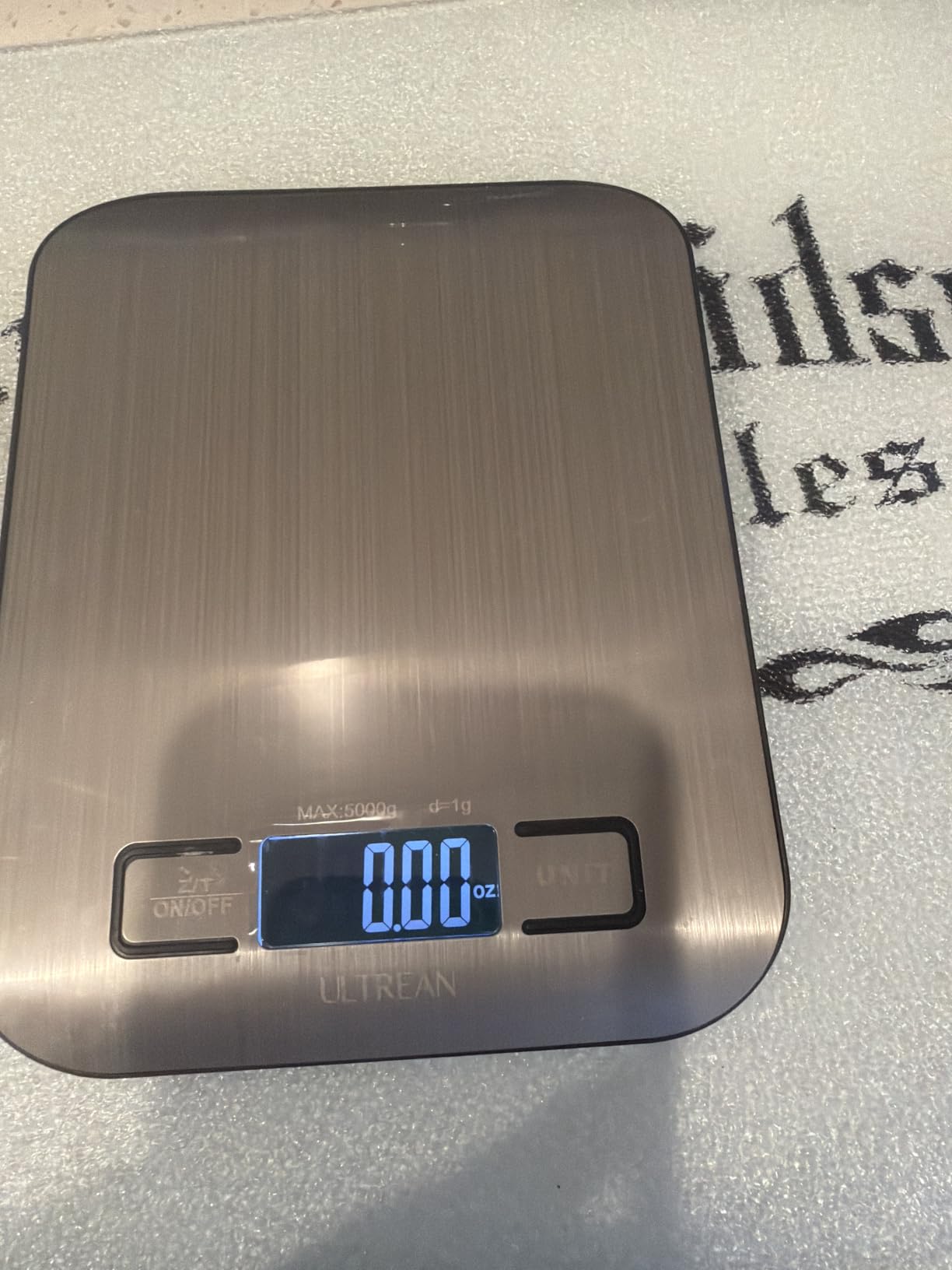 Ultrean Smart Food Kitchen Scale with Nutritional Calculator, APP for Calorie & Macro Tracking, AI Powered, Goal Progress, Digital Calorie Scale for Weight Loss, Stainless Steel, 22lb customer photo 1