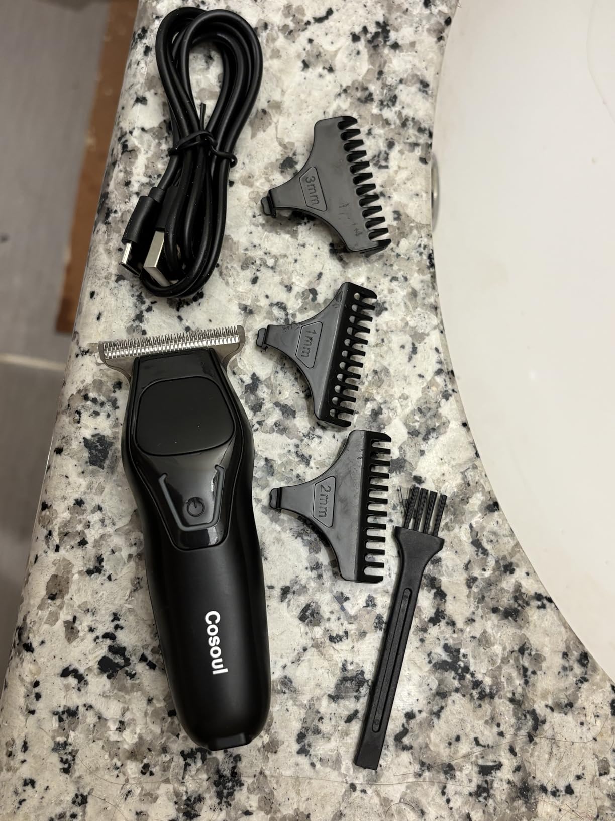 Compact Travel Beard Trimmer for Men Small Hair Trimmer Clipper Mini | Precision Detailing Face, Mustache, Neck & Sideburns , T Blade , Small Hair Clipper for Toddler , Cordless Portable USB-C customer photo 2