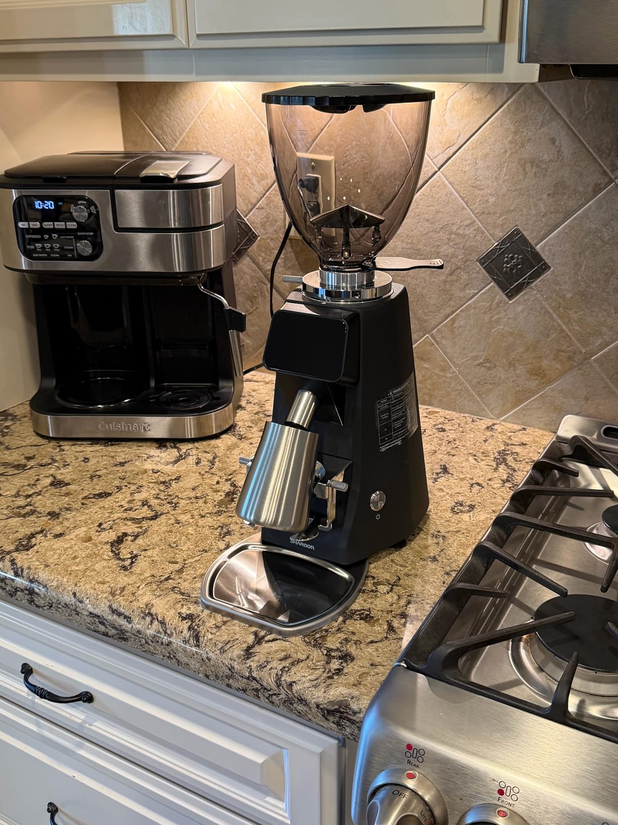 SHARDOR 64mm Burr Coffee Grinder, Electric Espresso Coffee Grinders for Home Use with Commercial-Grade Precision, 100 Grind Settings, Die-Cast Aluminum Housing, 17.6oz Hopper, Anti-Static Technology customer photo 1