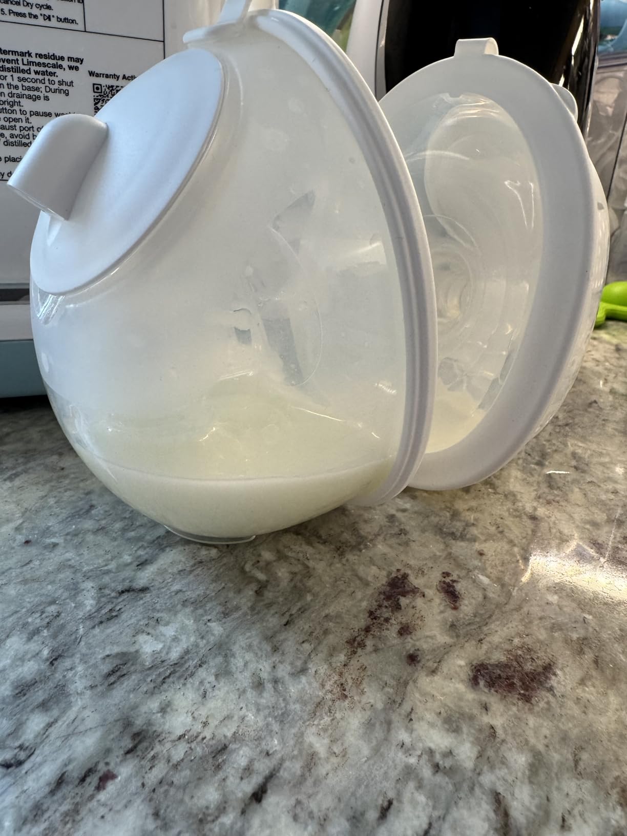 NCVI Wearable Breast Pump, Discreet & Wireless for Mom Working or Outsides | -300mmHg Suction, 180min Battery Life with 4 Modes 9 Levels, 19-24mm Flange, Anti-Leakage, Portable & quiet pump for low milk customer photo 2