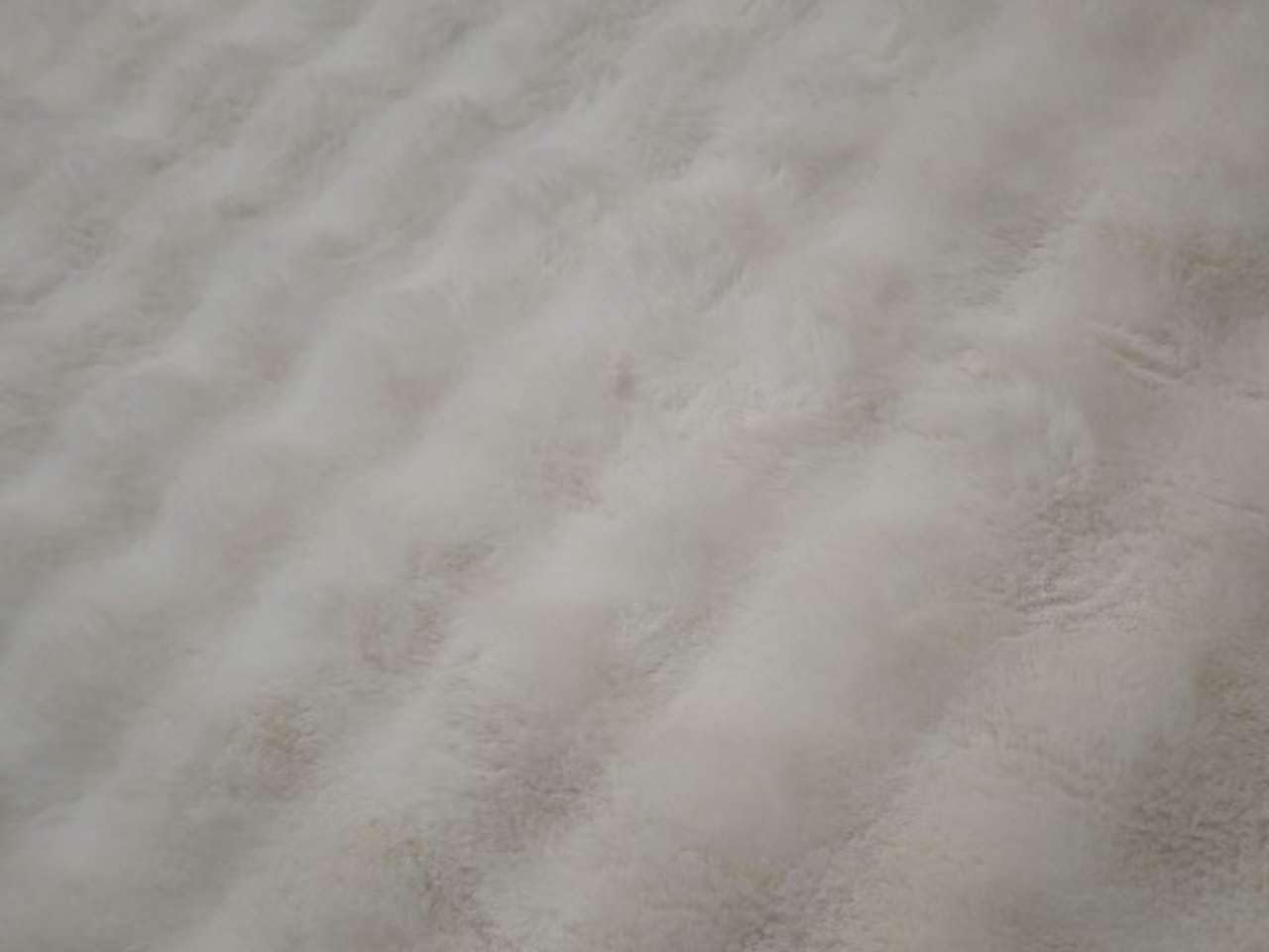 Creamy White Rabbit Plush Rug 8'x10', Fluffy Faux Fur Shaggy Area Rug for Nursery, Kids Room Decor, Soft Fuzzy Carpet for Living Room, Bedroom, Teen Girls Room customer photo 1