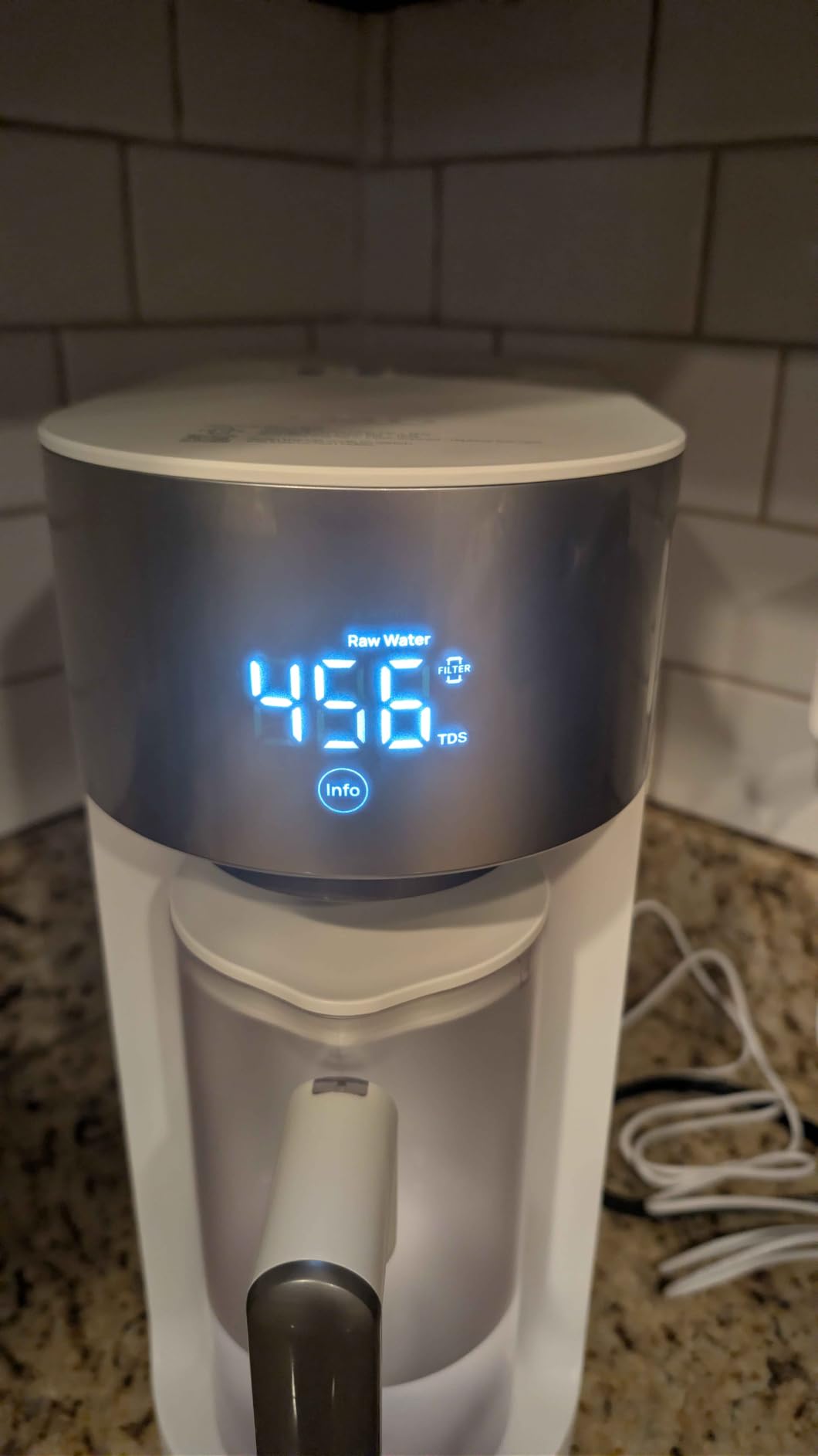 DREO Reverse Osmosis Water Filter Countertop, RO Filtration System, 3:1 Pure to Drain, TDS & Filter Life & 2 Autofill Pitchers, Install-Free, Self-Cleaning Water Purifier, RO Water Filter customer photo 2