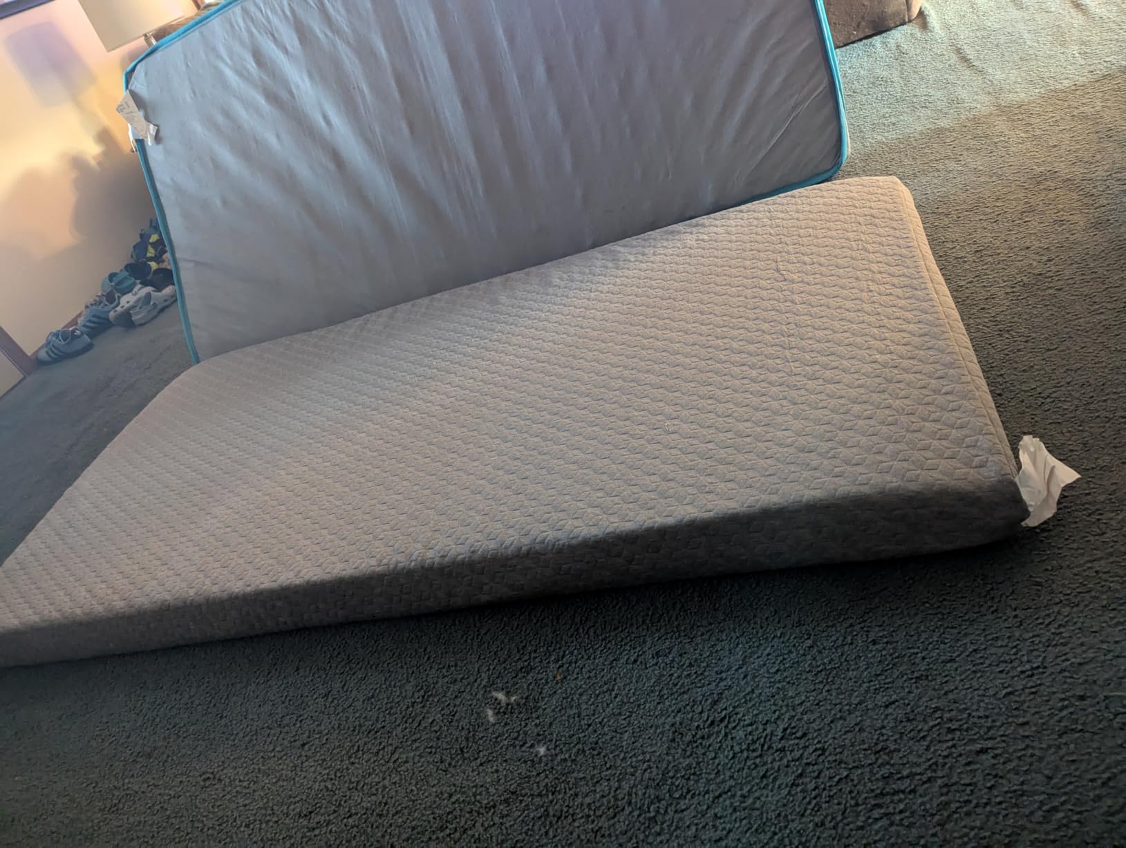 Novilla 14 Inch Queen Size Gel Memory Foam Mattress for Pressure Relief | 14 Inch Queen Mattress with Green Tea-Infused Foam for Body Contouring & Balanced Support, Breathable Side Panel customer photo 1