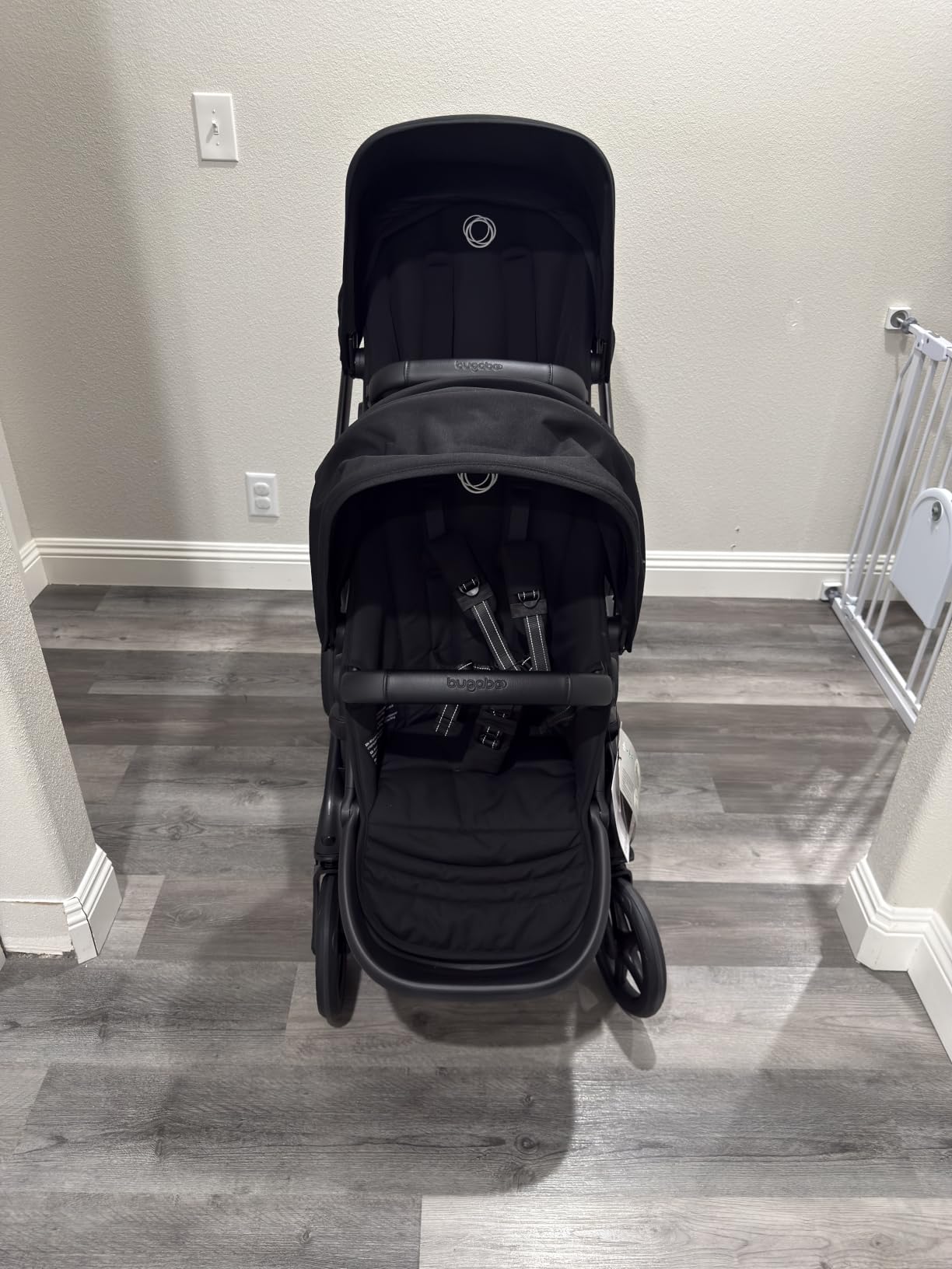 Bugaboo Kangaroo Single-to-Double Tandem Stroller, Car Seat Compatible - Moon Grey customer photo 2
