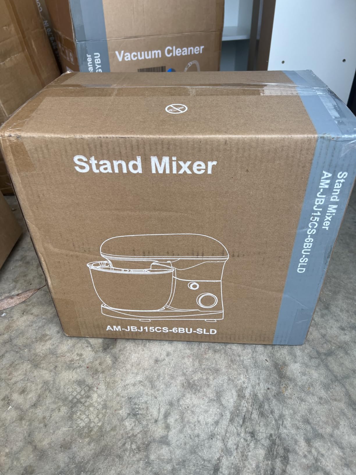 NEWBULIG Stand Mixer 6.3QT, Kitchen Electric Mixers | 10-Speed Dough Hook, Whisk, Beater & Splash Lid customer photo 1