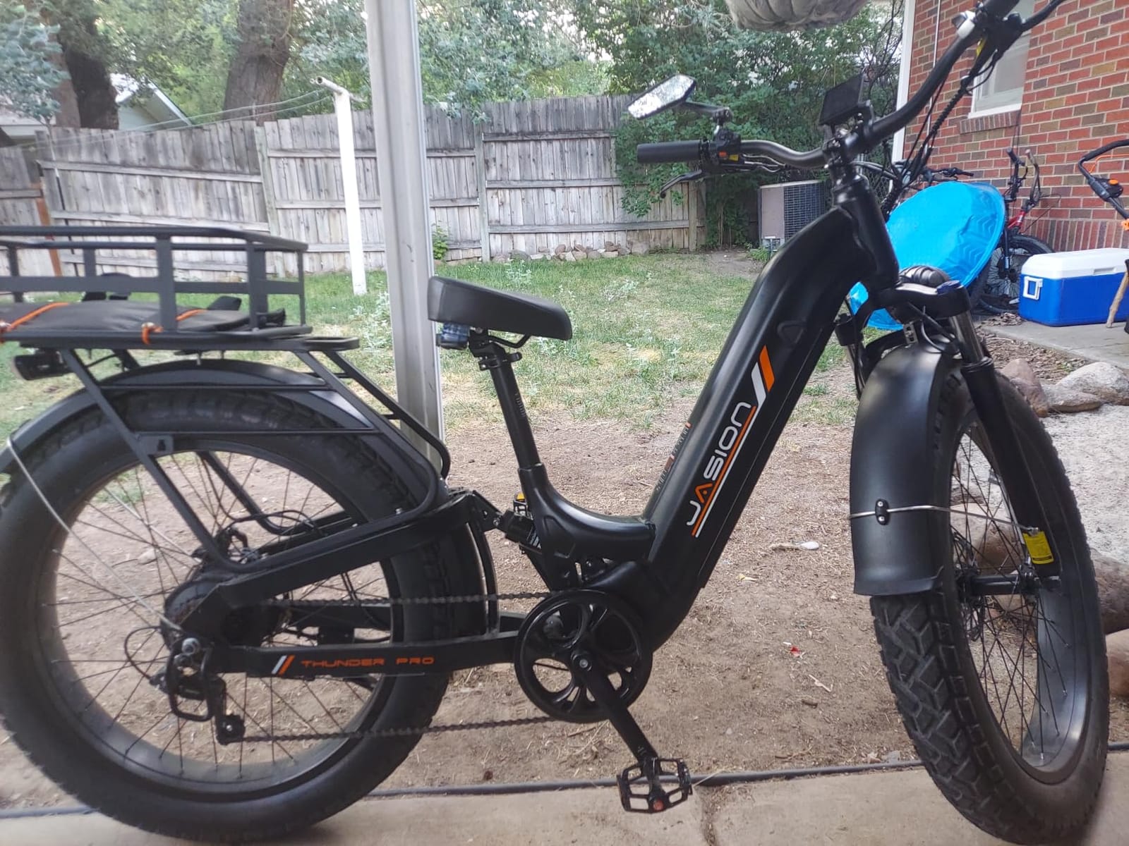 Jasion Thunder PRO/ST Electric Bike, 2000W Peak Ebikes for Adults, 26'' Fat Tire Best Ebike for Men, 90 Miles with 1040Wh Battery, 35 MPH Max Speed Bicycles, 500 lbs Capacity, Certified By UL2849 customer photo 1