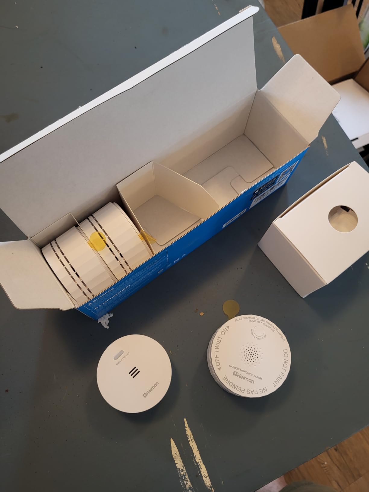 Heiman Smart Carbon Monoxide Detectors, 3-Pack Interconnected, with Gateway | Real-Time APP Alert, 2.4G Wi-Fi, Battery Operated, UL 2034 5th Ed, Mini CO Detector, One Sound, All Sound Alarm, C1-R customer photo 2