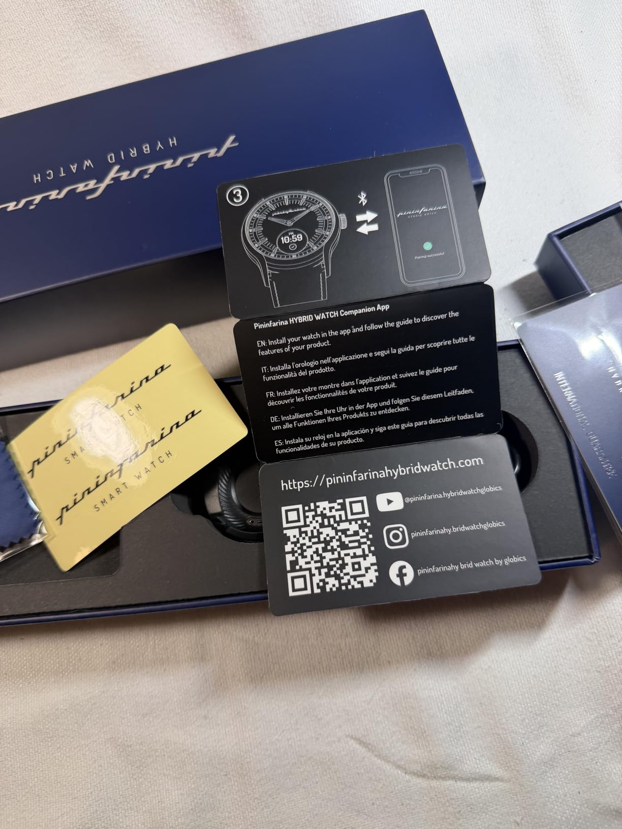 pininfarina PURA Hybrid Smartwatch - Luxury Analog Watch with Fitness Tracking, Heart Rate & Sleep Monitoring, Activity Tracker, Up to 30-Day Battery Life (Ombra Gold) customer photo 2