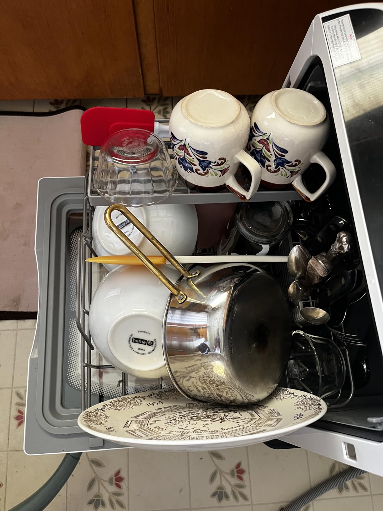 AIRMSEN Portable Countertop Dishwasher, No Hookup Needed | 6 Programs, 1-Hour Hot Air Drying & 72-Hour Air Circulation customer photo 2