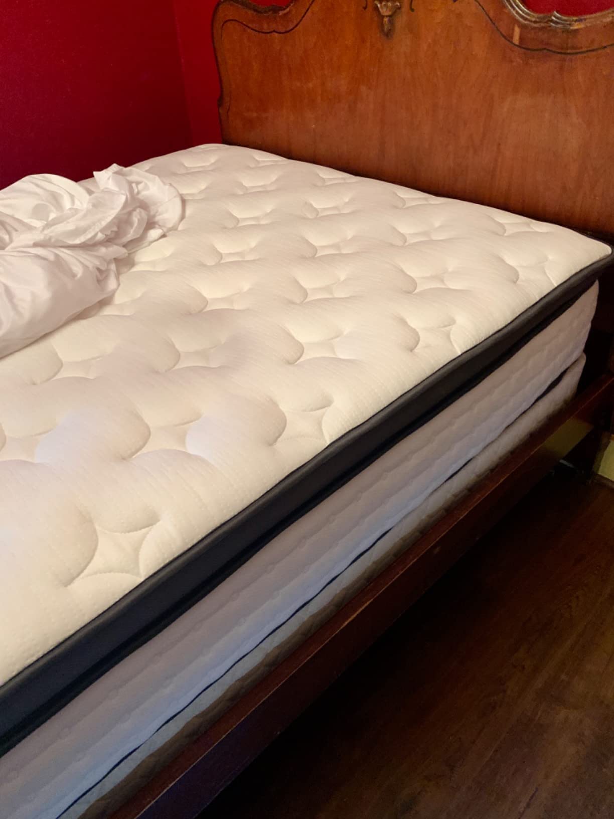12 Inch Firm Queen Mattress -Hybrid Mattresses in a Box | with Back and Lumbar Hip Support, Fiberglass Free, CertiPUR-US Certified-365 Nights Trial & 10 Years Warranty customer photo 1