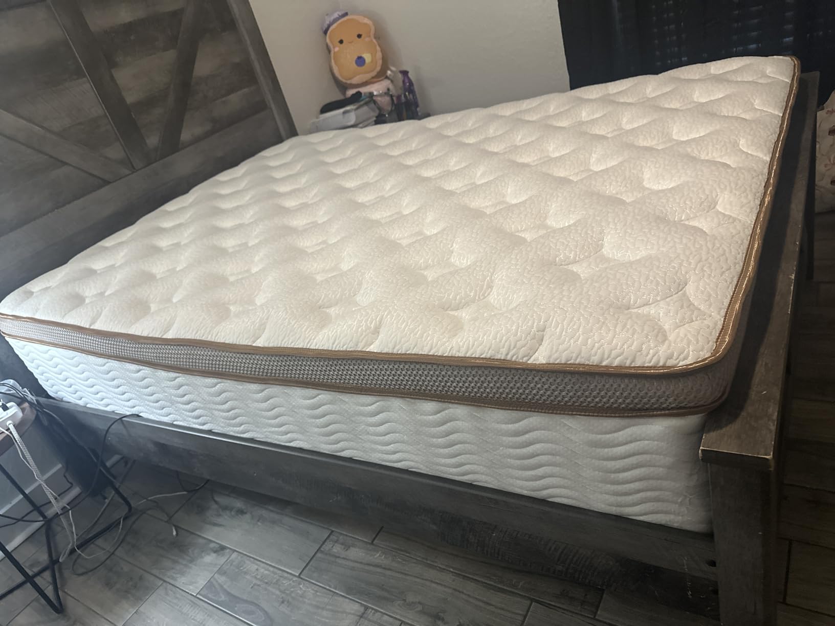 BedStory Hybrid Mattress Queen 13 Inch - Zero Motion Transfer with Precision Pocket Springs - Firm Orthopedic Lumbar Hip Support - CertiPUR-US & Oeko-TEX Dual Certified, 365 Nights Trial customer photo 1