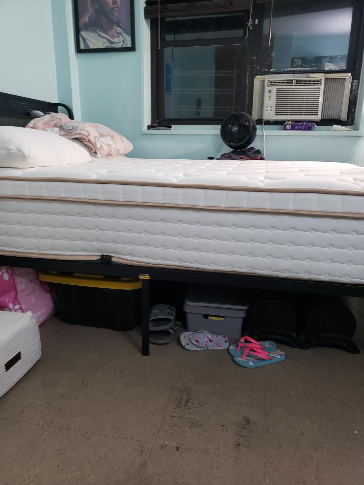 BedStory Hybrid Mattress King 12 Inch - Low Motion Transfer for Couples - Orthopedic Lumbar Support & Pressure Relief - CertiPUR-US Certified Non-Toxic Materials customer photo 2