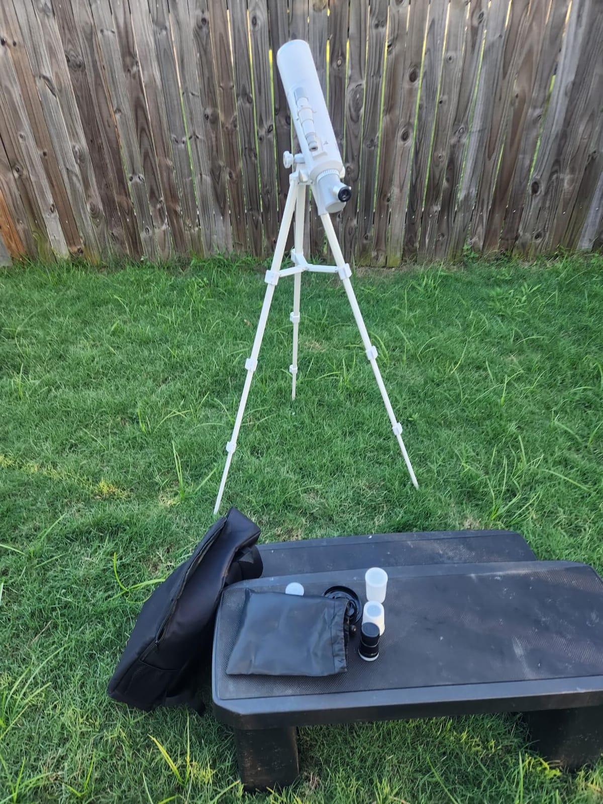 Hawkko Telescope Kit for Kids 8-12, 80mm Aperture 500mm Portable Telescope | Beginner Astronomy Telescope for moon observation with Backpack, 7-themed Decorate Stickers, Moon Booklet and Phone Adapter customer photo 1