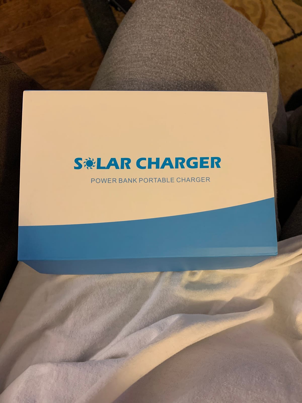 FEELLE Solar Power Bank 50000mAh Magnetic Portable Charger with Hand Crank | Built in 4 Cables & 4 Solar Panels, PD QC 3.0 Fast Charging Battery Pack, Flashlight for Outdoor, Charge 6 Devices at Once customer photo 2