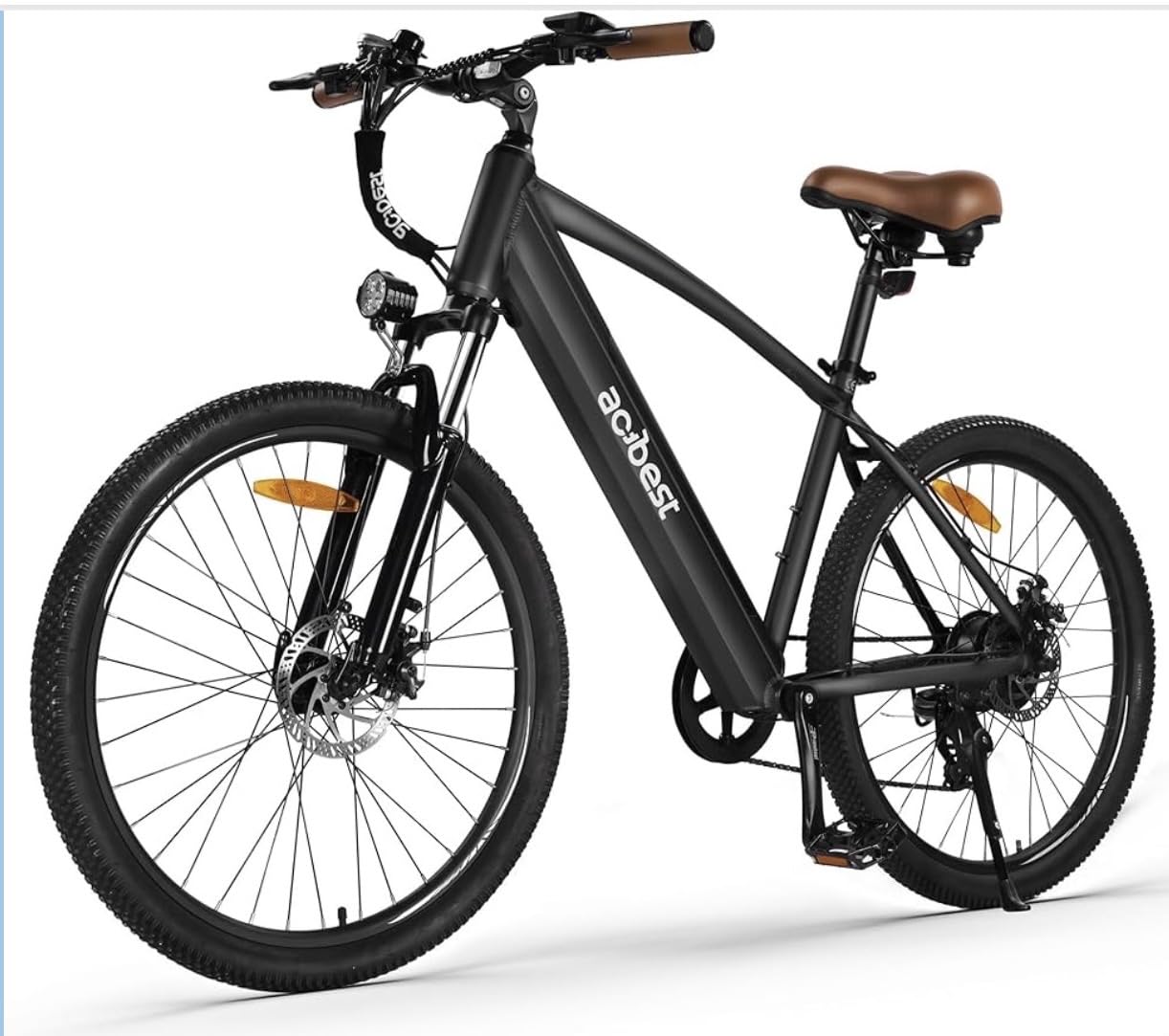 ACTBEST Core ST 2.0 Electric Bike for Adults, Peak 1200W Motor Commuter Ebike, 26''/27.5'' Wheels, 48V 10.4Ah/12Ah Removable Battery, 7-Speed, Up to 28MPH & 55/65 Miles Range, City Electric Bicycle customer photo 2