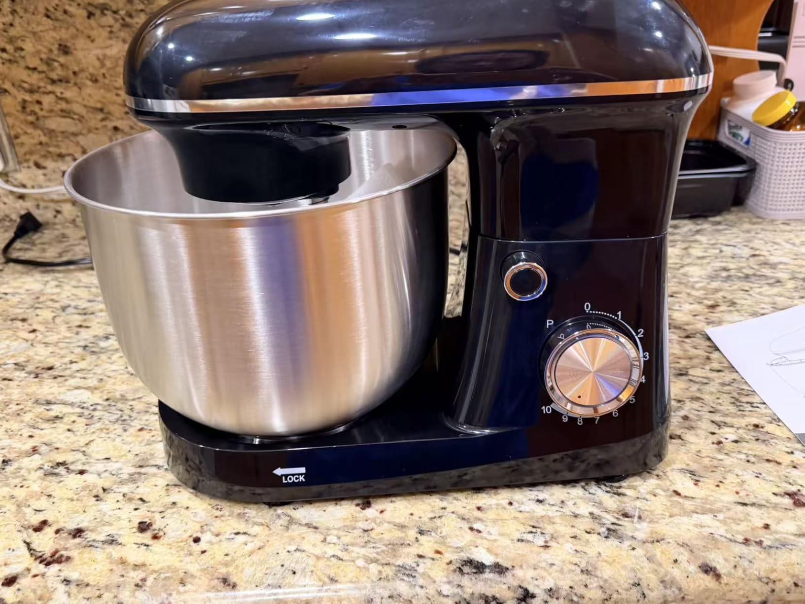 OLIXIS 4.2 Qt Stand Mixer, 10-Speed Tilt-Head Electric Mixer for Baking | Include Dough Hook, Whisk, Flat Beater & Splash Lid customer photo 2
