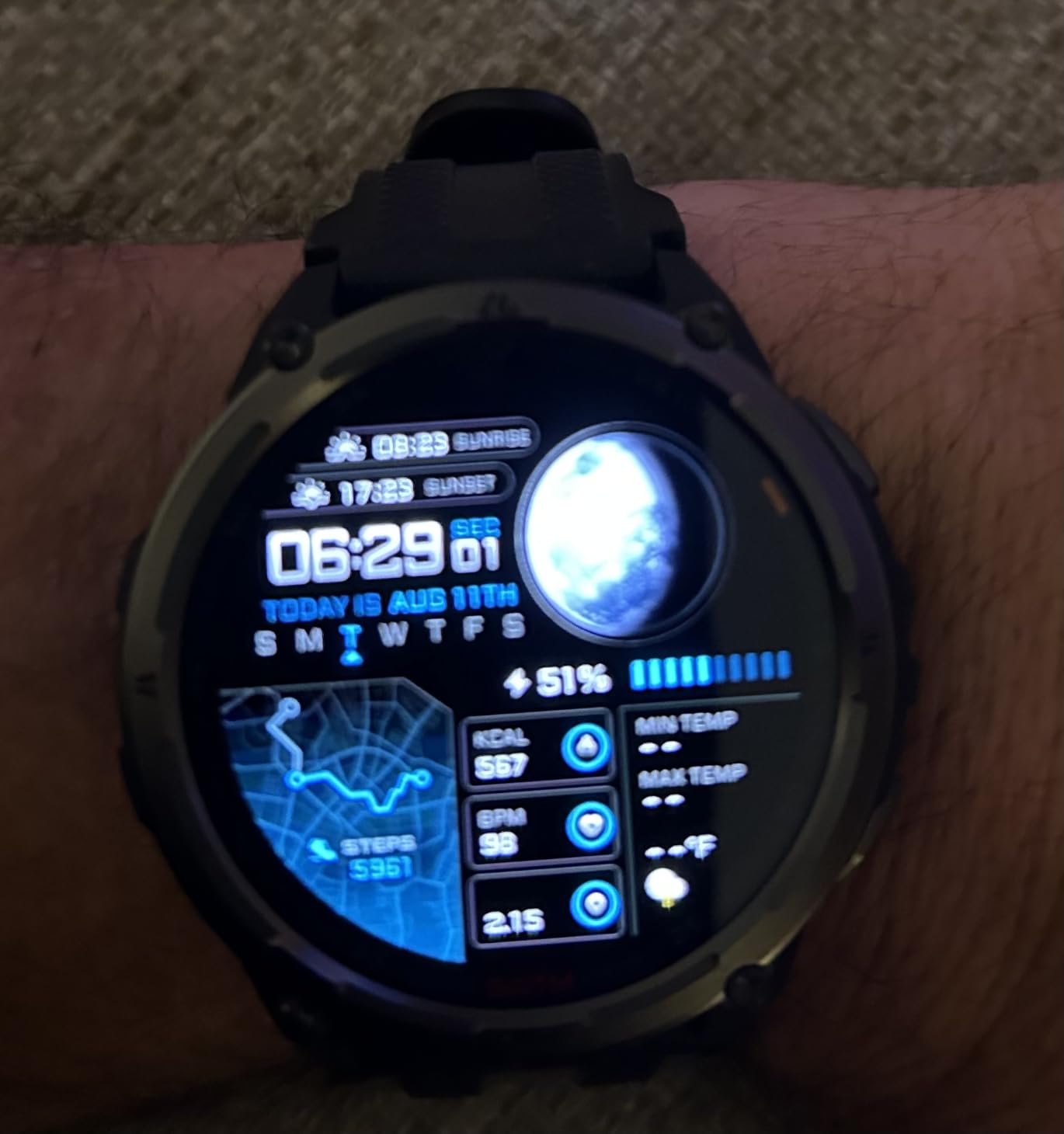 KOSPET Pulse 2 Smart Watch with GPS, 5 ATM/IP69 Waterproof, 15-Day Battery | 1.96