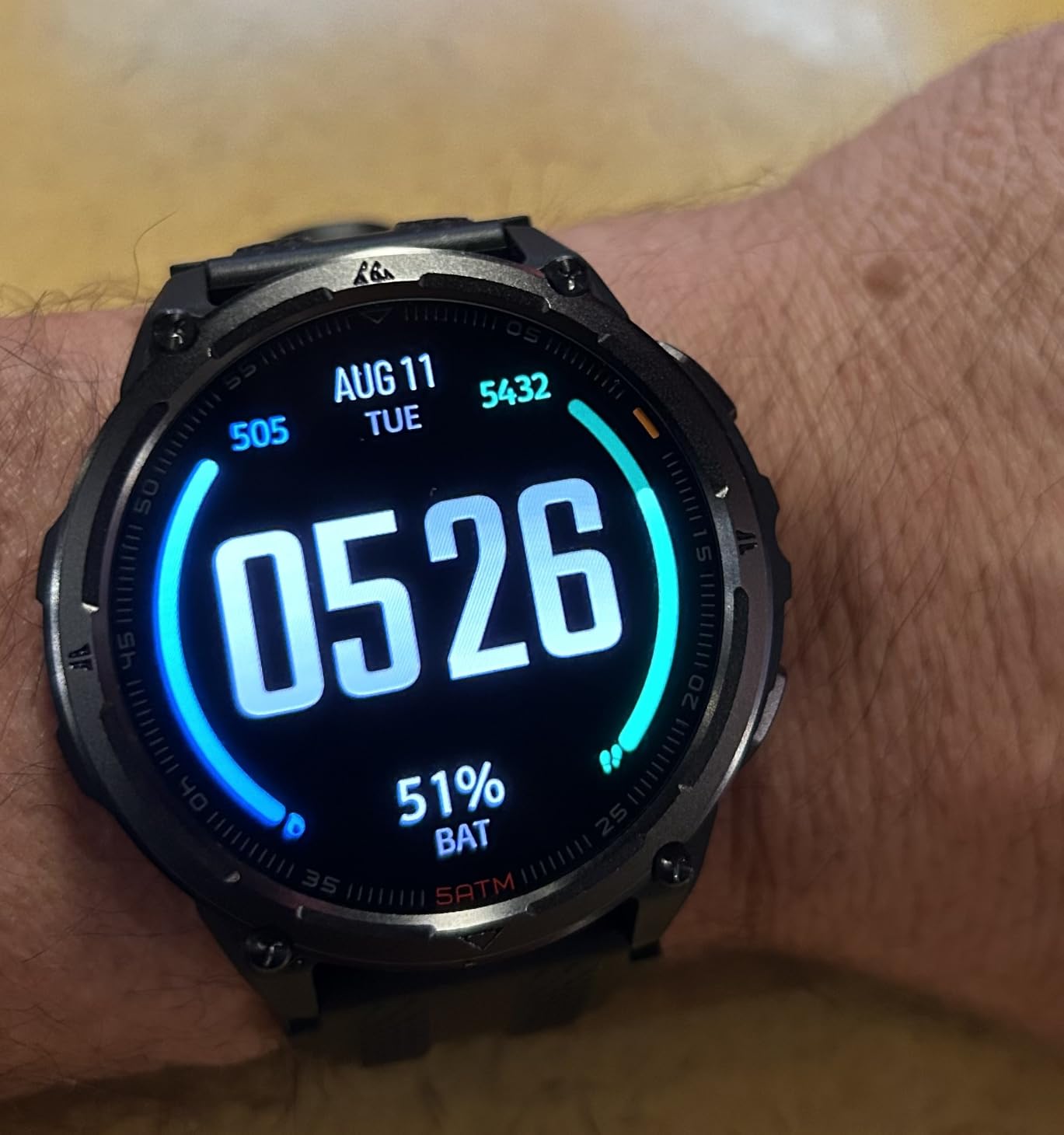 KOSPET Pulse 2 Smart Watch with GPS, 5 ATM/IP69 Waterproof, 15-Day Battery | 1.96