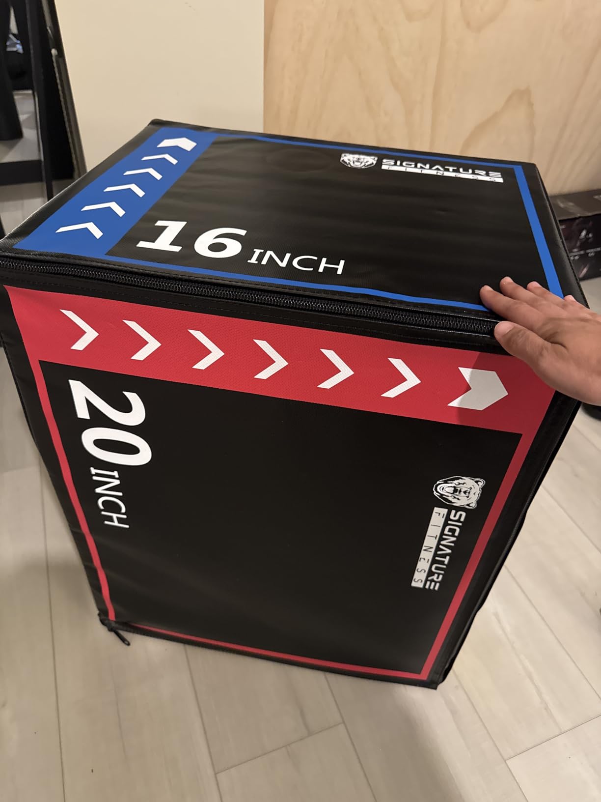 Fitvids Plyo Box, 3-in-1 Foam Plyometric Jump Box, 16