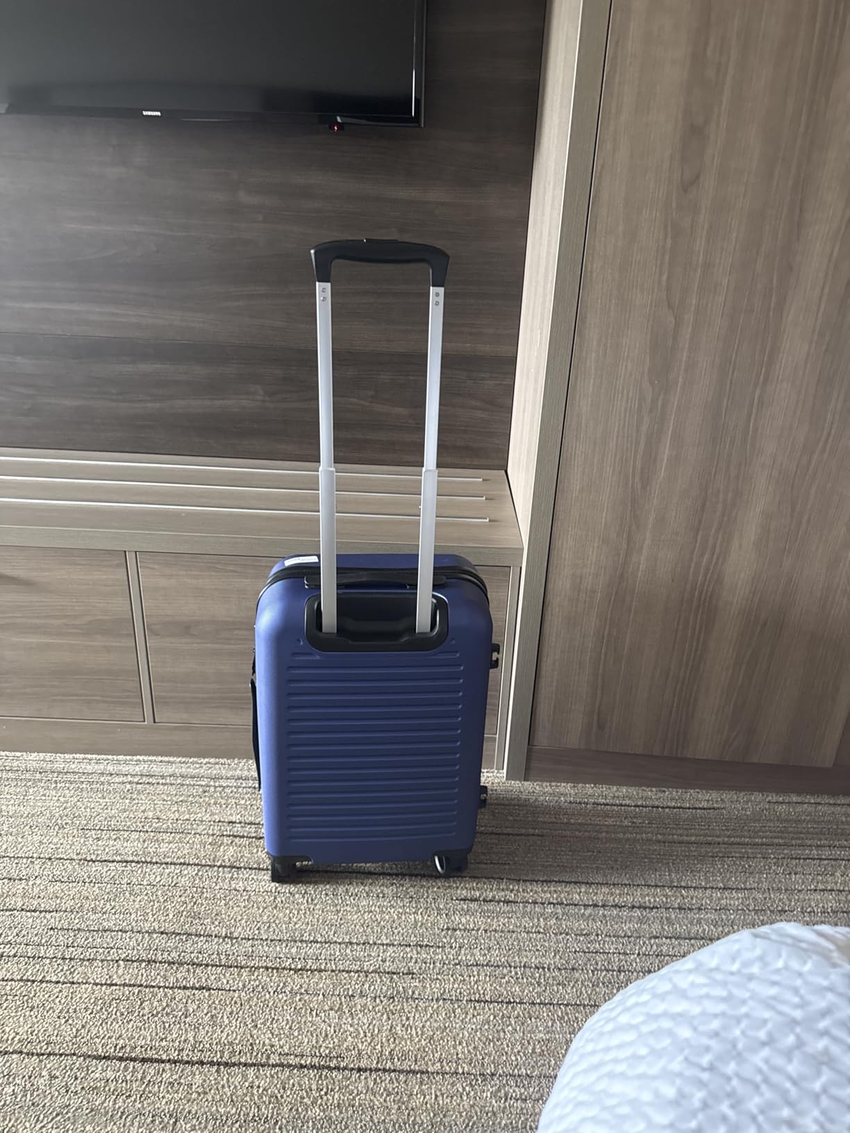 TILYMOL Expandable Luggage Sets 3 Piece, Hardside Suitcase Set with TSA | Lightweight Travel Luggage with Spinner Wheel, Scratch-Resistant Suitcase for Men and Women, Blue customer photo 2